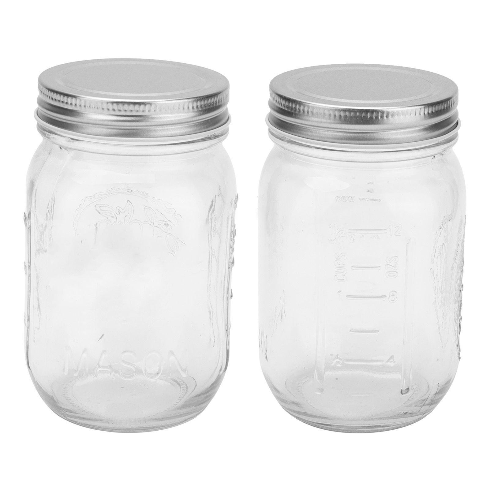 500ml Food Storage Jar Clear Glass Canning Jar with Sealed Lid for Honey Jam view 8