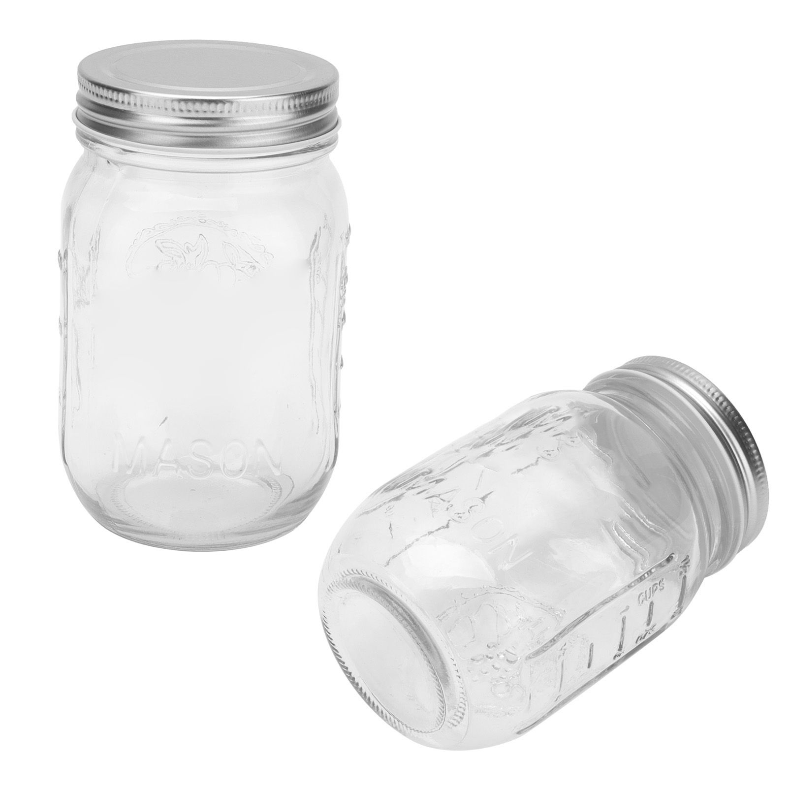 500ml Food Storage Jar Clear Glass Canning Jar with Sealed Lid for Honey Jam view 9