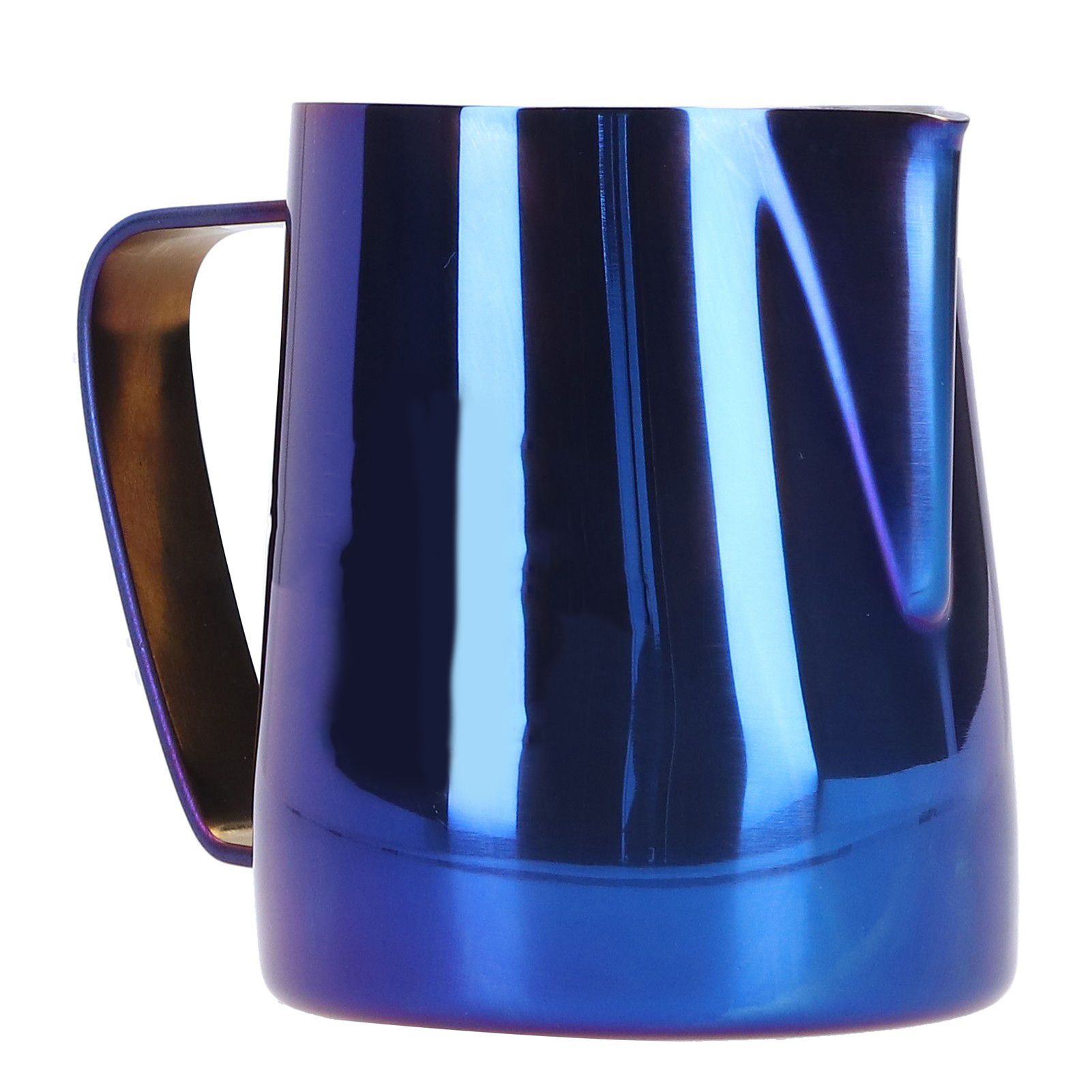 Pointed Mouth Milk Frothing Mug Stainless Steel Coffee Frother Cup for Home