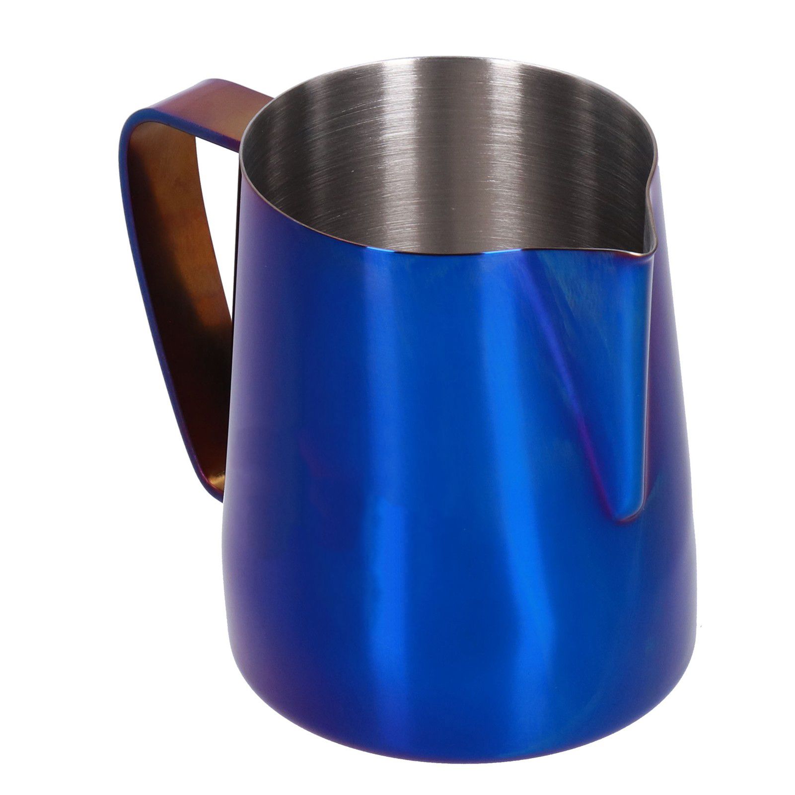 Pointed Mouth Milk Frothing Mug Stainless Steel Coffee Frother Cup for Home view 3