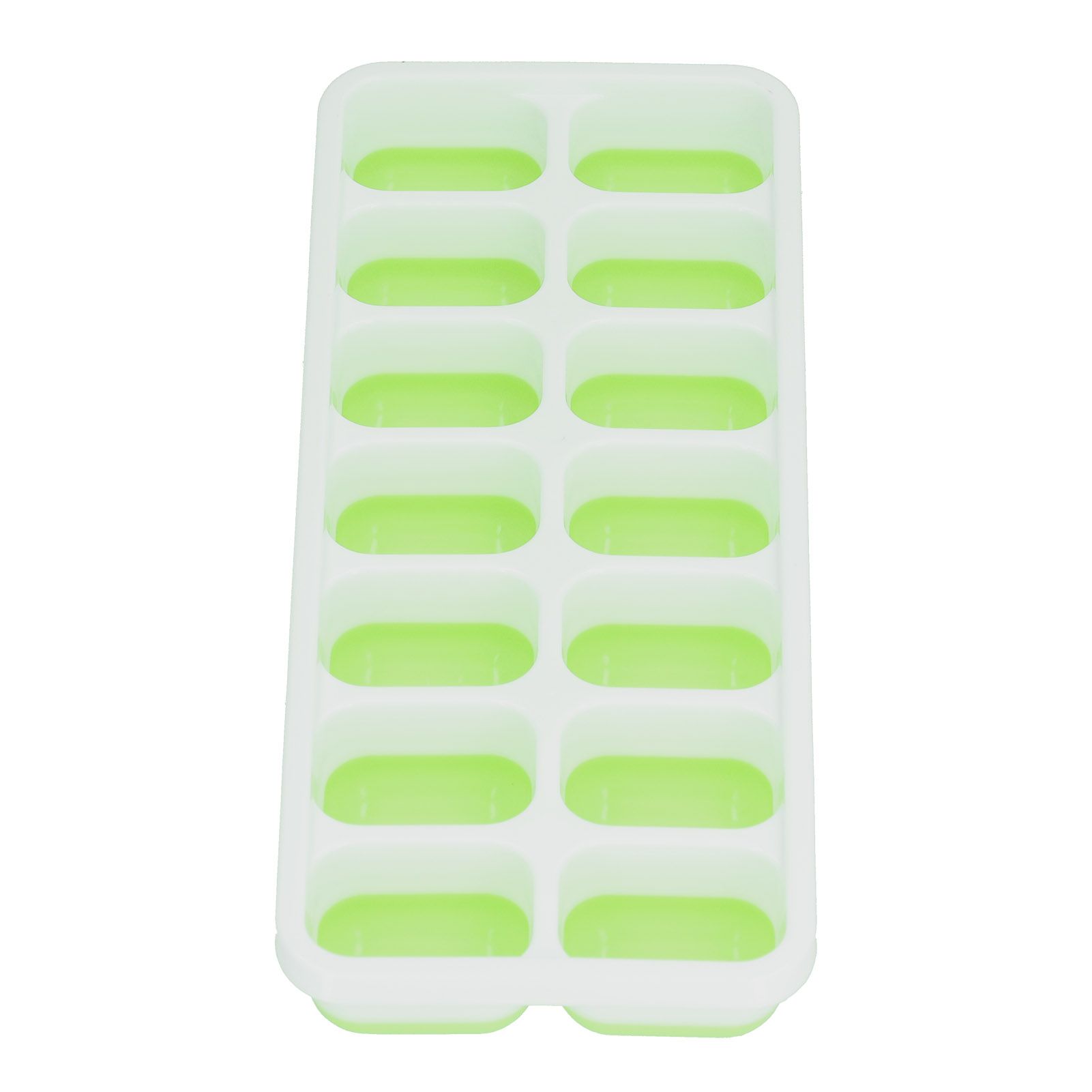 Ice Cube Tray Food Grade Plastic Silicone Ice Mold with Removable Lid for — image 1