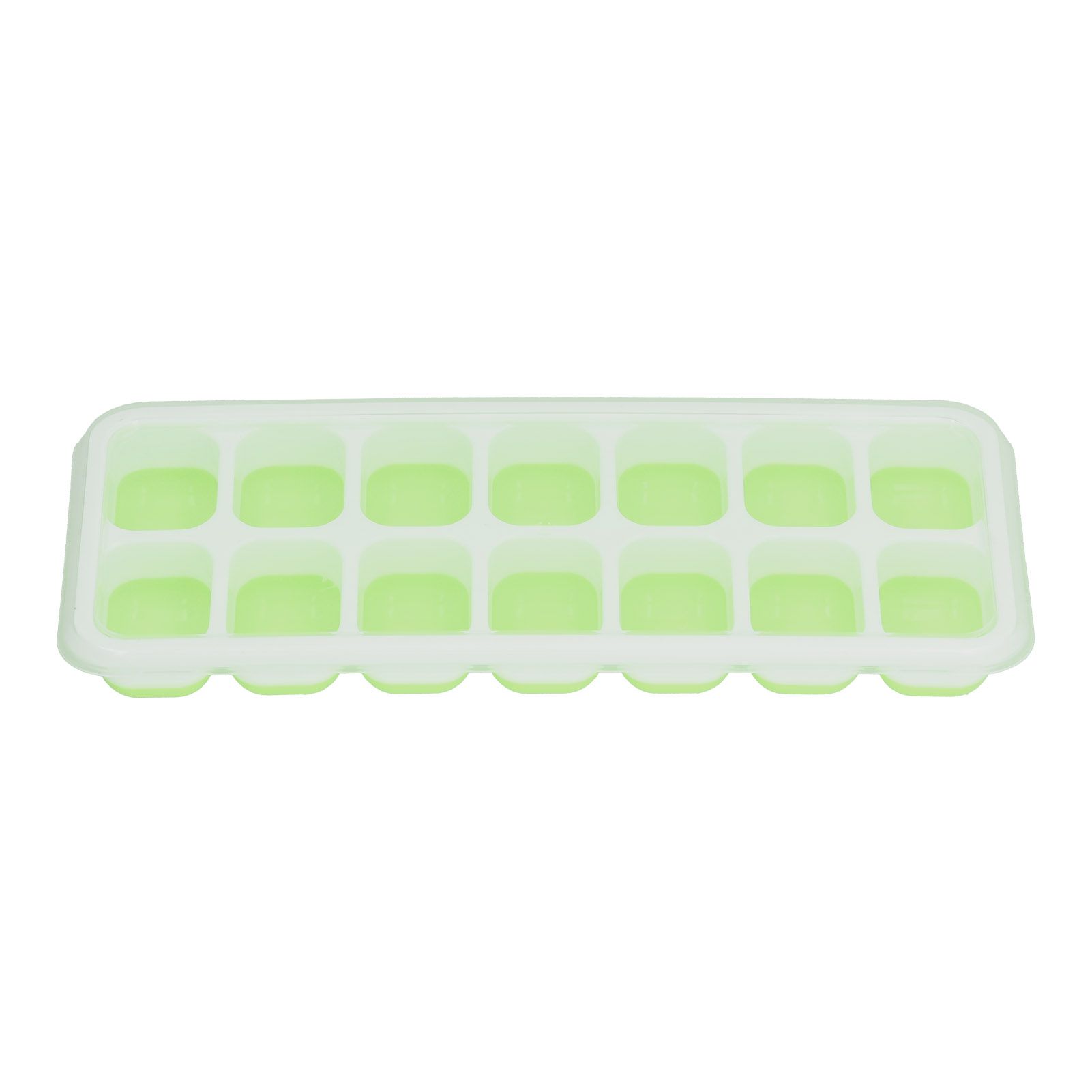 Ice Cube Tray Food Grade Plastic Silicone Ice Mold with Removable Lid for view 3