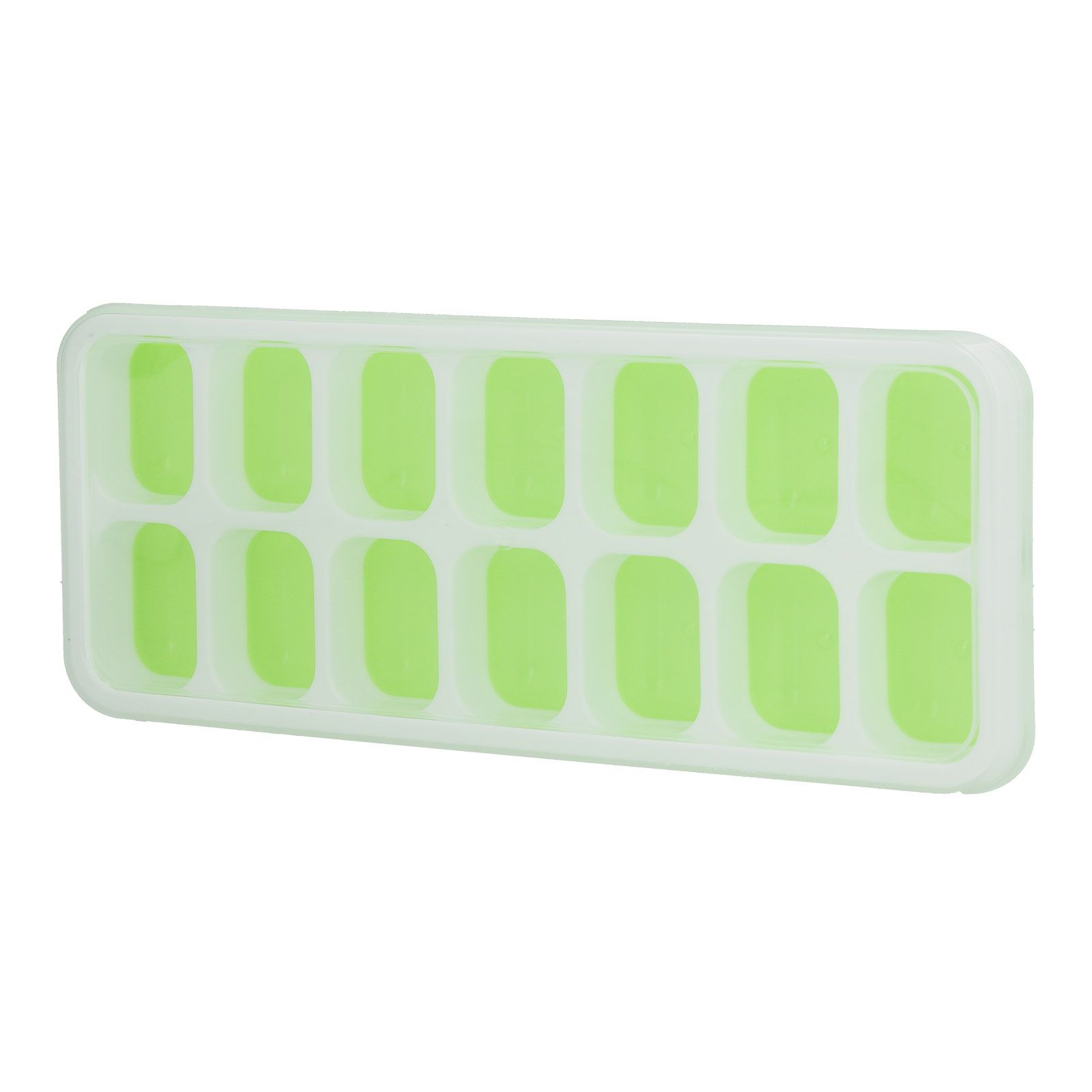 Ice Cube Tray Food Grade Plastic Silicone Ice Mold with Removable Lid for view 7