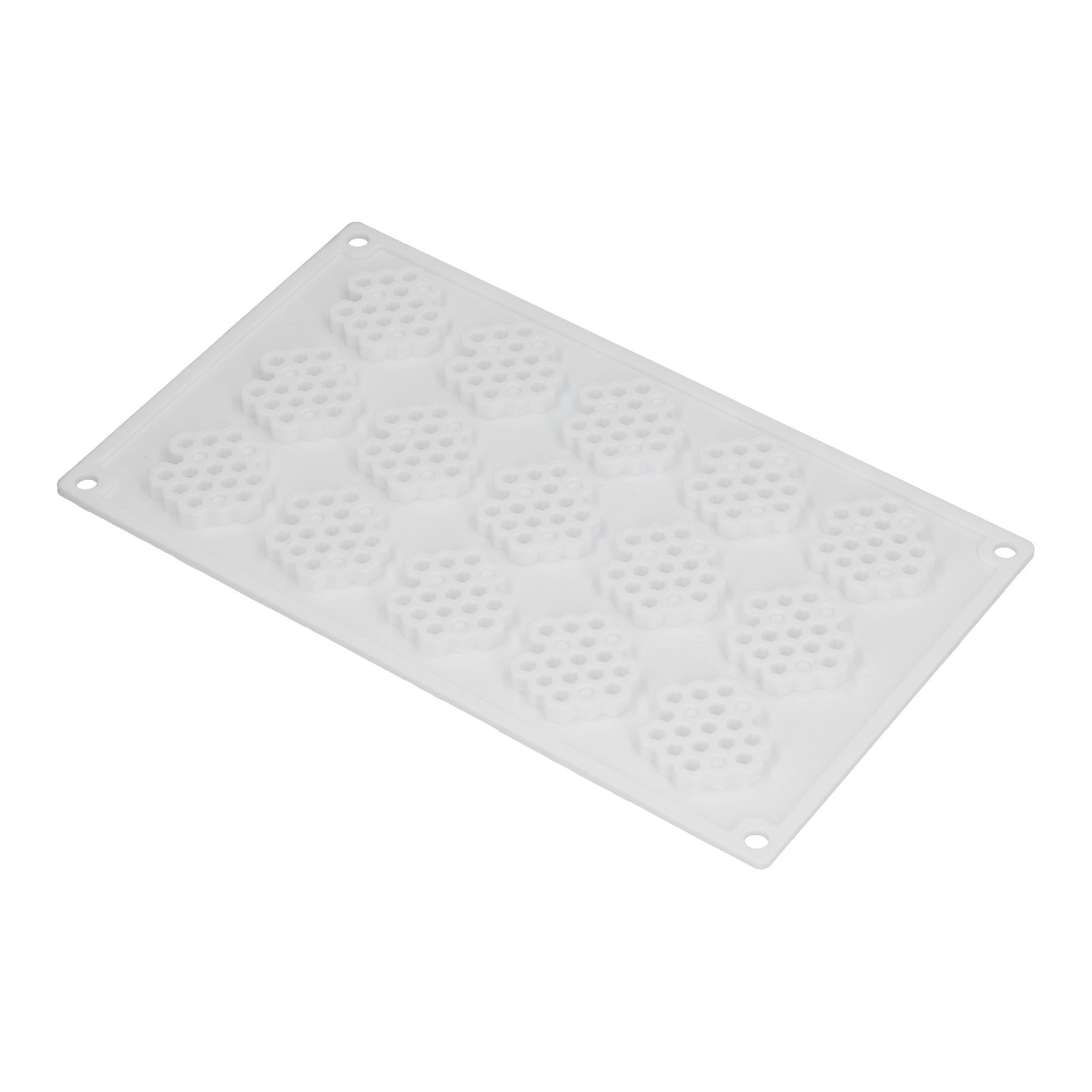 15Grid BeehiveShaped Silicone Mold NonStick Ice Cream Mousse Cake Mold DIY view 2