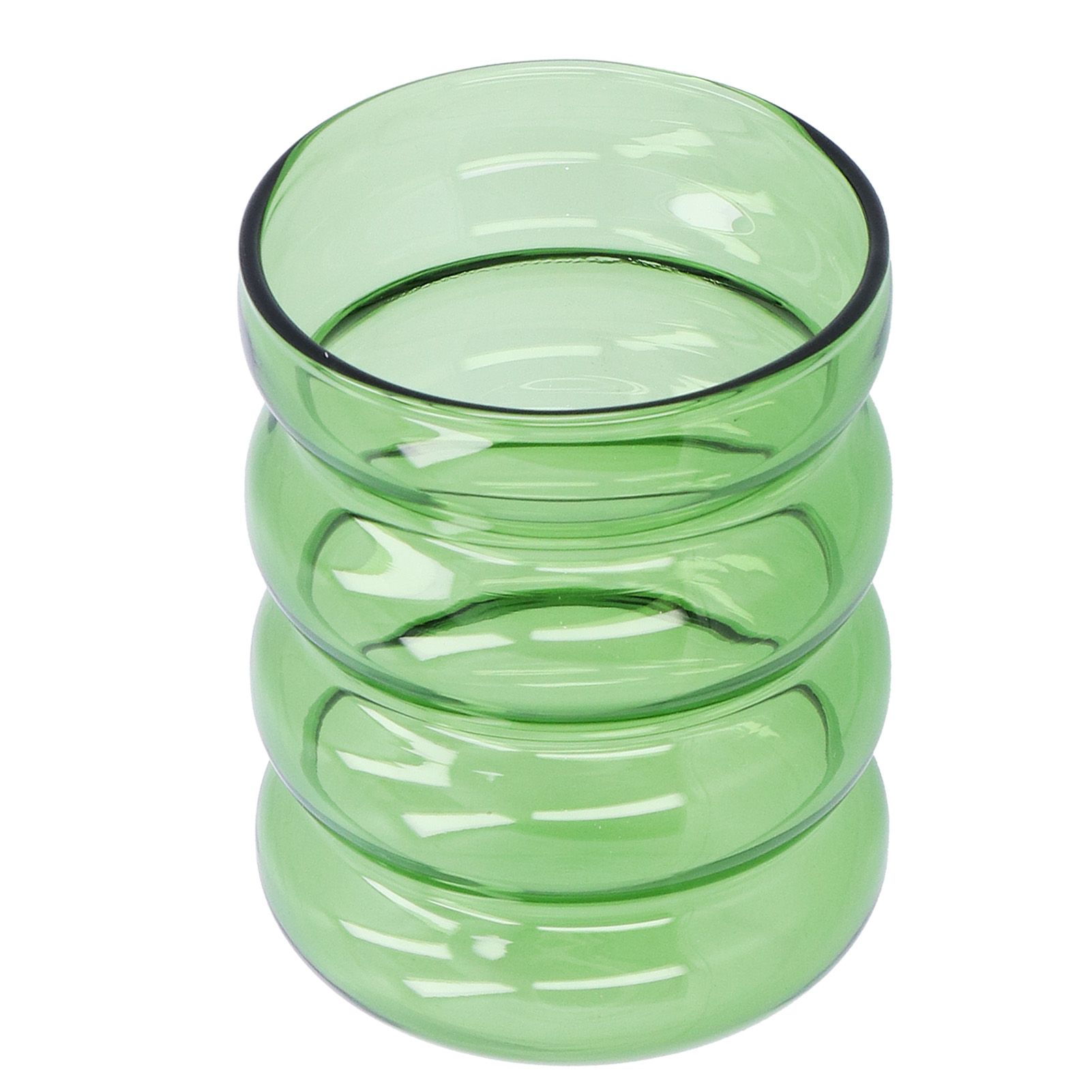 Bamboo Joint Design High Borosilicate Glass Cup HeatResistant Drinking Cup for view 3