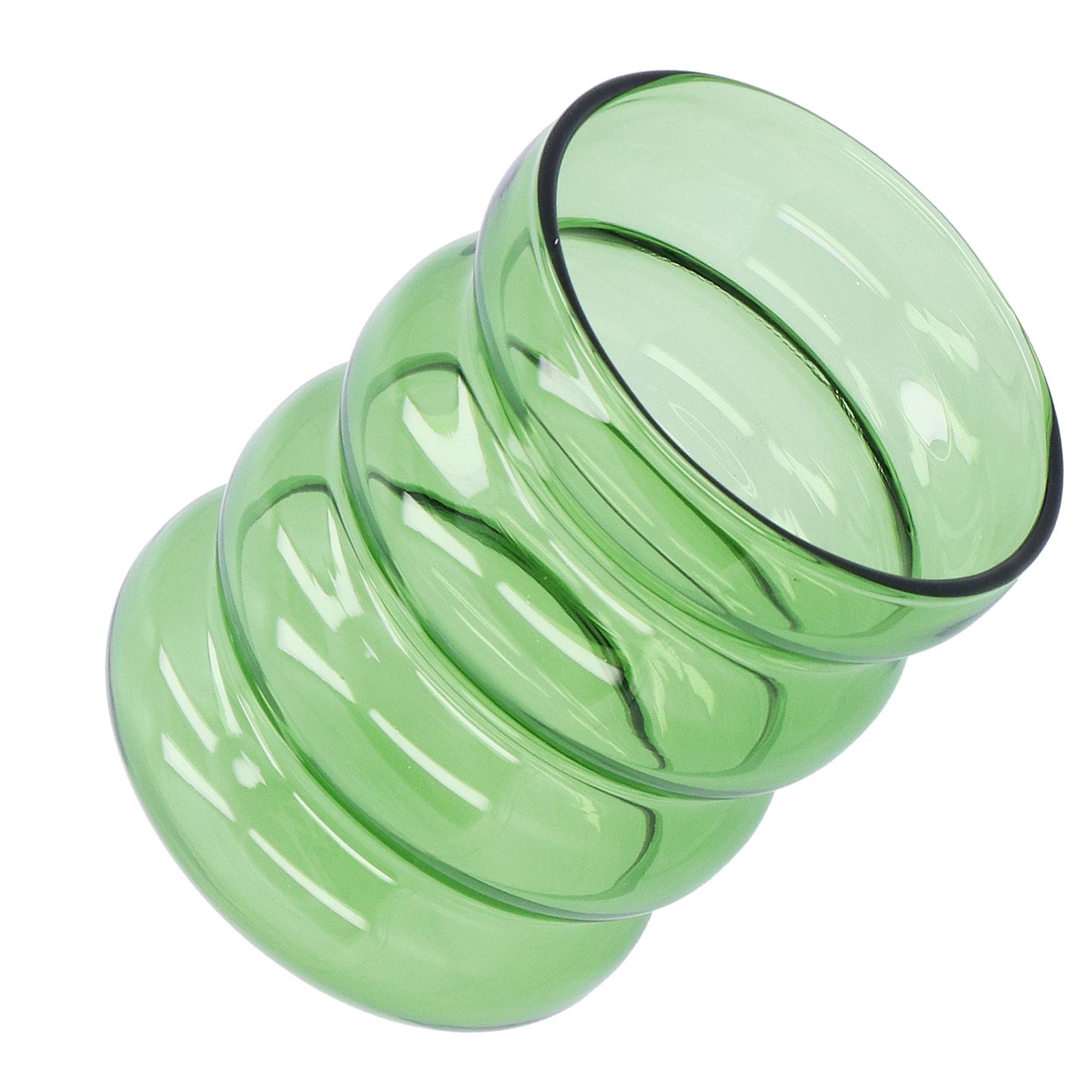 Bamboo Joint Design High Borosilicate Glass Cup HeatResistant Drinking Cup for view 8
