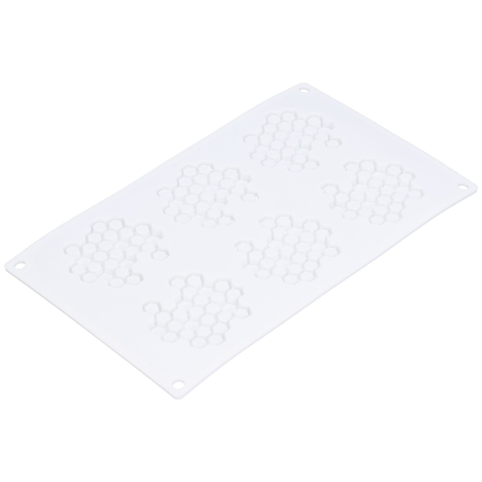6Grid BeehiveShaped Silicone Mold Geometric Shape Mousse Chocolate Mold Baking view 4