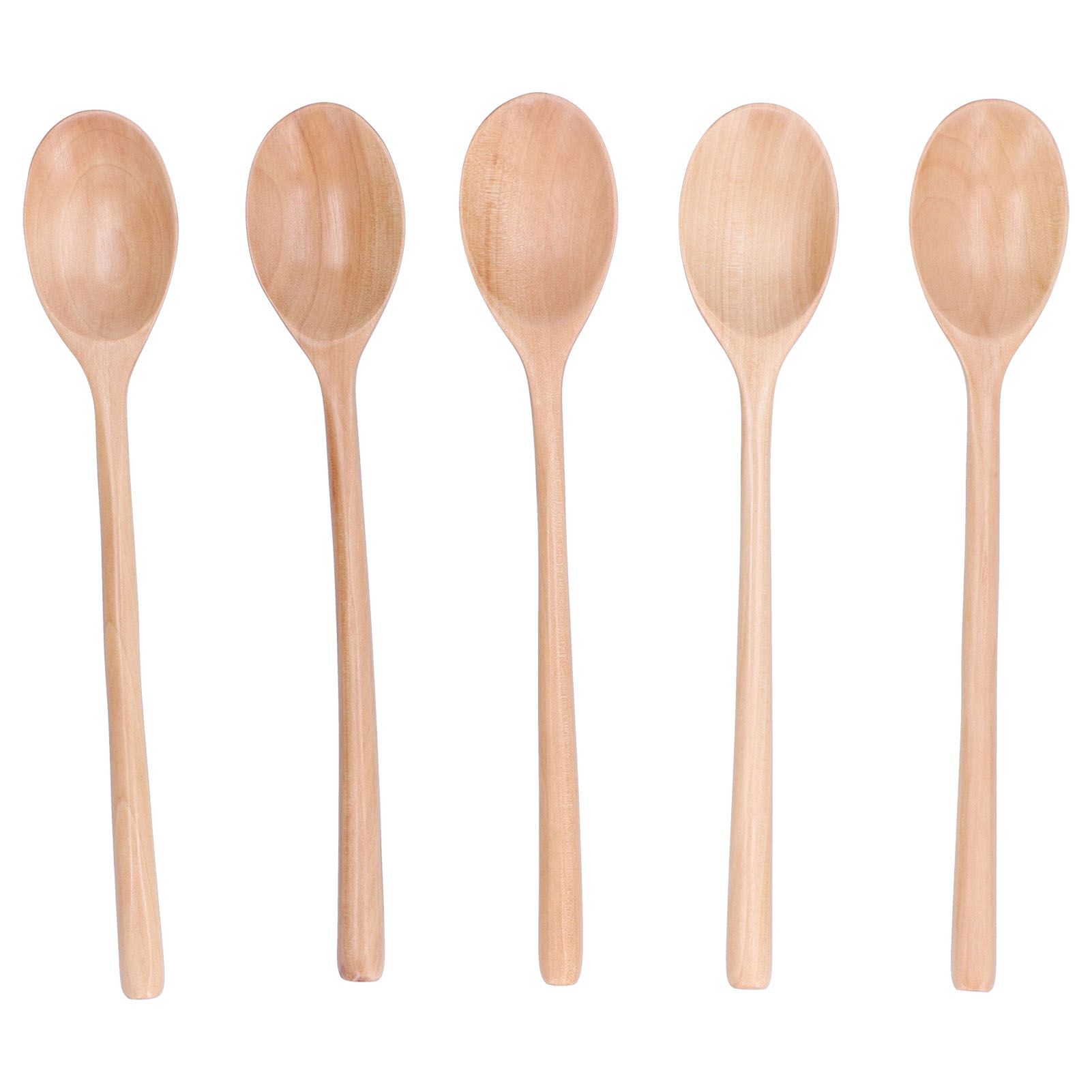 5Pcs Long Handle Rice Spoon Honey Stirring Spoon Kitchen Utensil for No Stick view 2