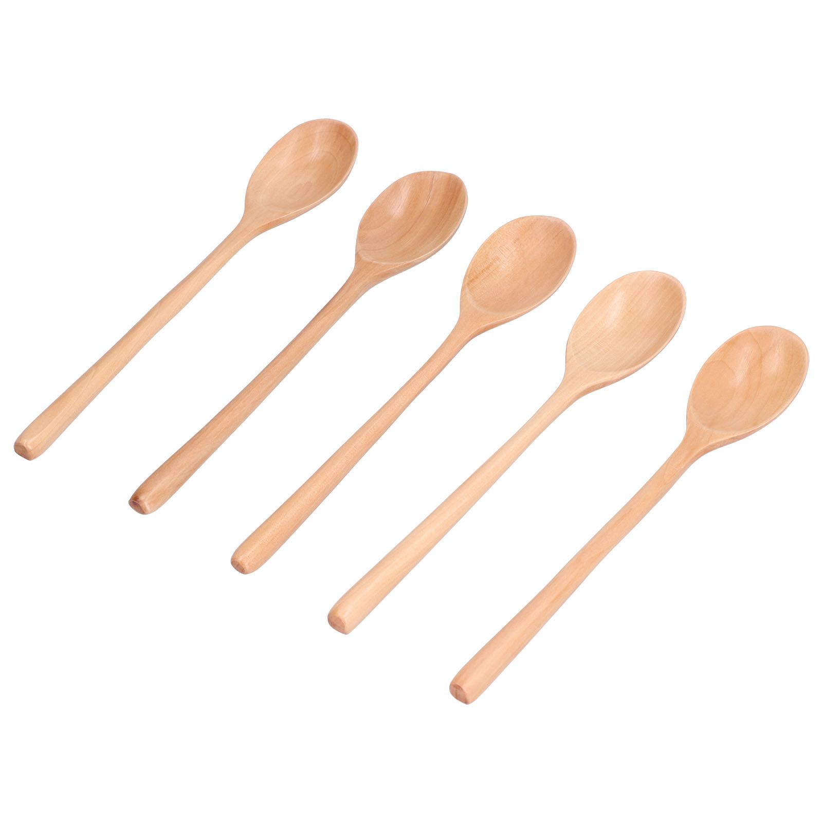 5Pcs Long Handle Rice Spoon Honey Stirring Spoon Kitchen Utensil for No Stick view 3