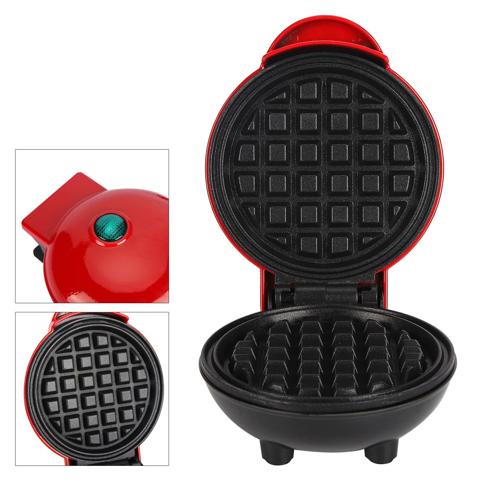 Electric Breakfast Maker Double Sided Non Stick Waffle Egg Cake Maker for view 10