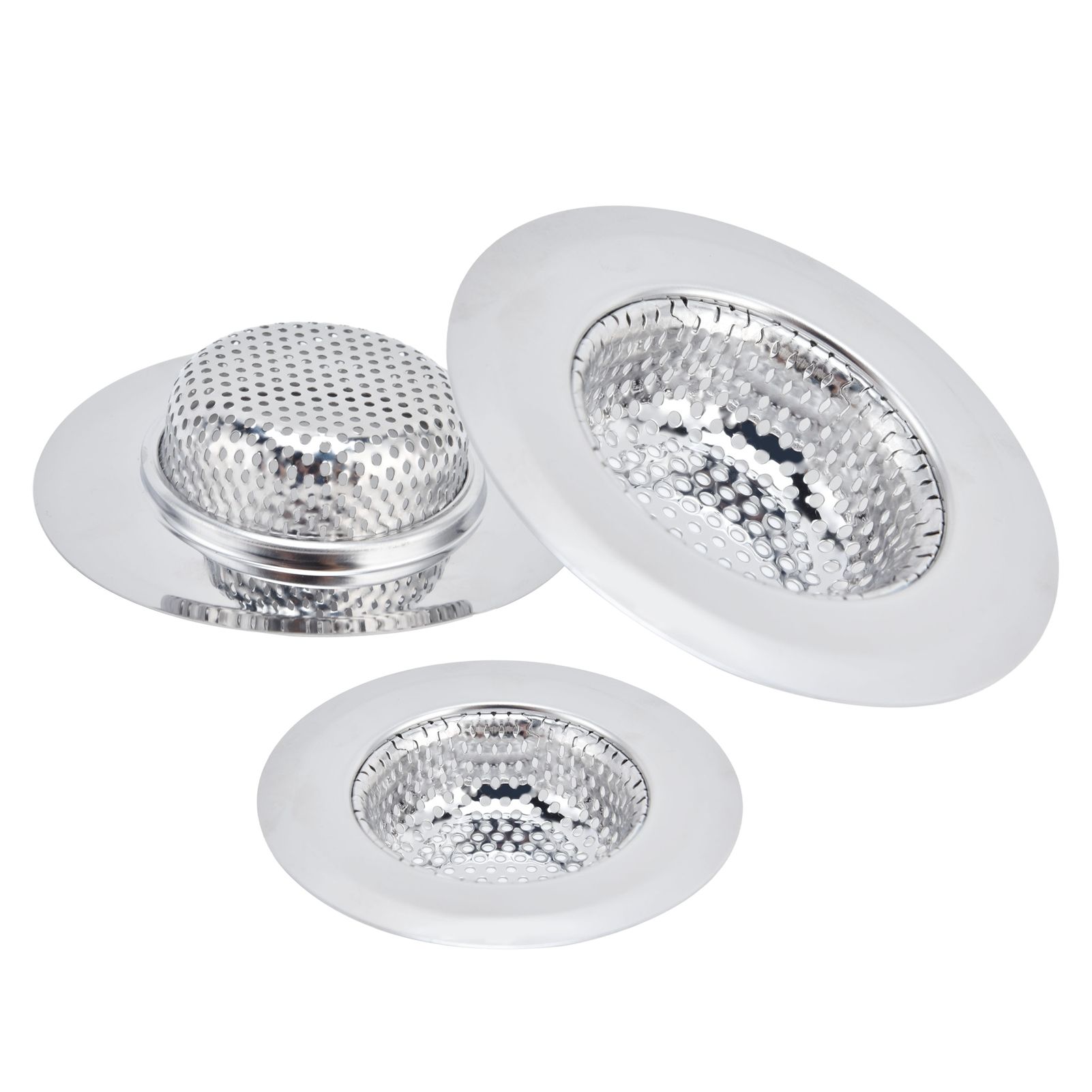 Kitchen Sink Strainer Stainless Steel Floor Drain Sink Drain for Bathroom KitchenL view 2
