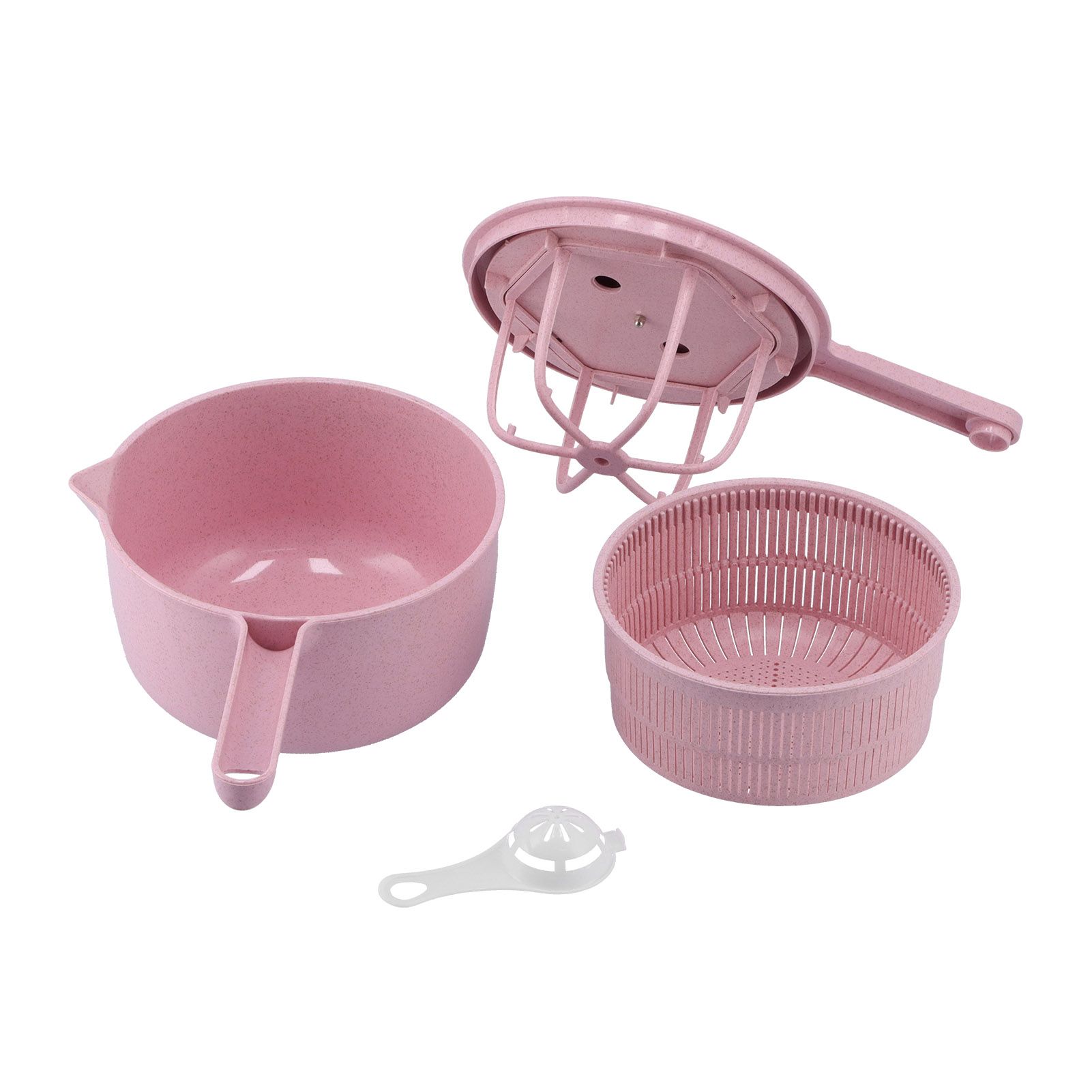 Household Vegetable Drainer Manual Salad Dehydrator Vegetable Washing Basket view 2