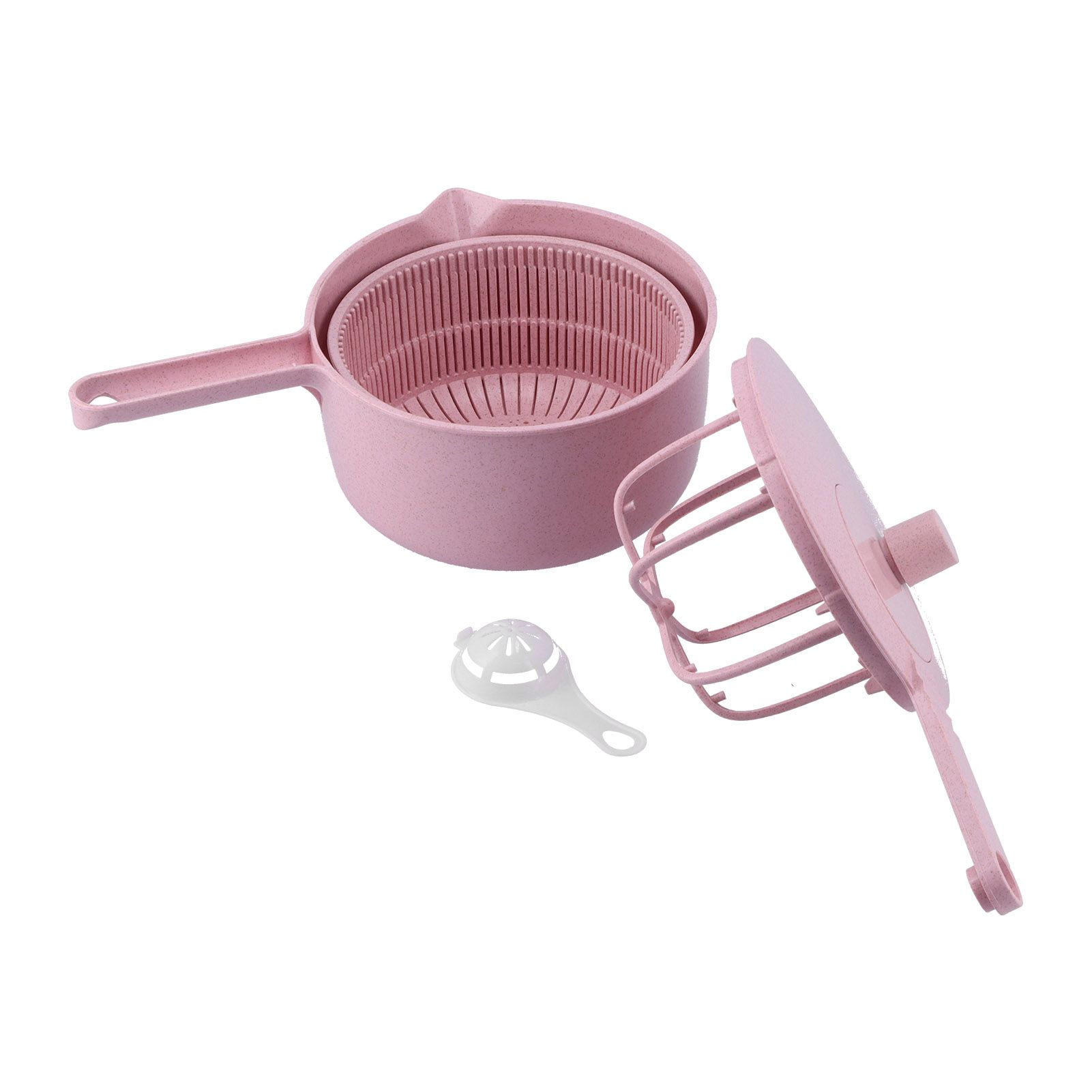 Household Vegetable Drainer Manual Salad Dehydrator Vegetable Washing Basket view 5