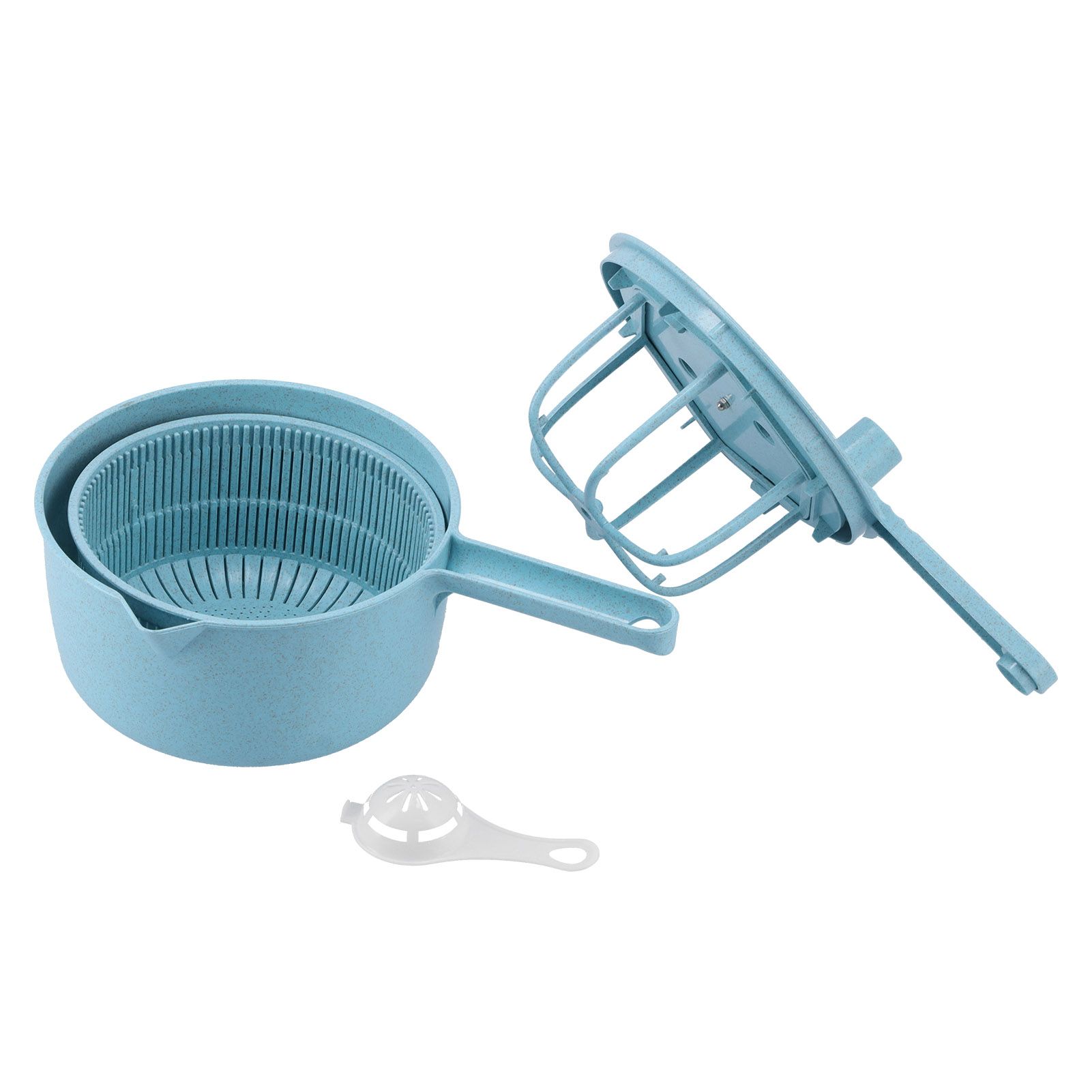 Household Vegetable Drainer Manual Salad Dehydrator Vegetable Washing Basket view 2