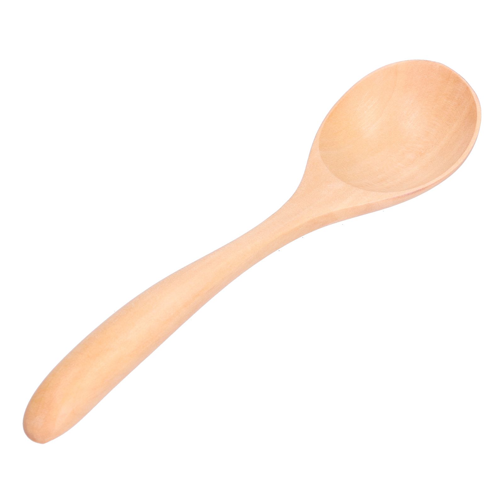 5Pcs Soup Spoon Long Handle Household Wooden Cooking Spoon for Home Kitchen view 9