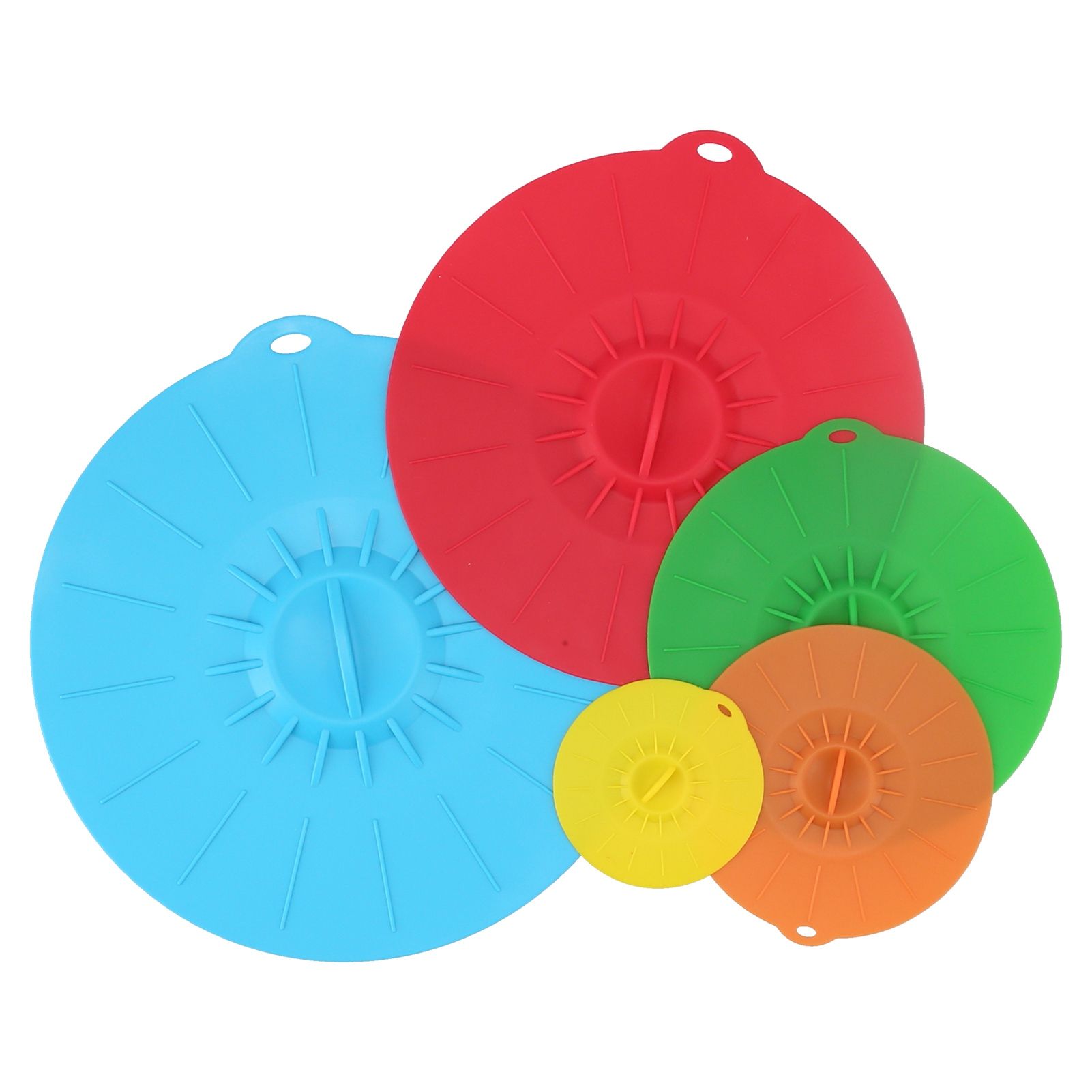 5Pcs/Set Multifunctional Bowl Lid Food Grade Silicone Vacuum Sealing Cover for view 6