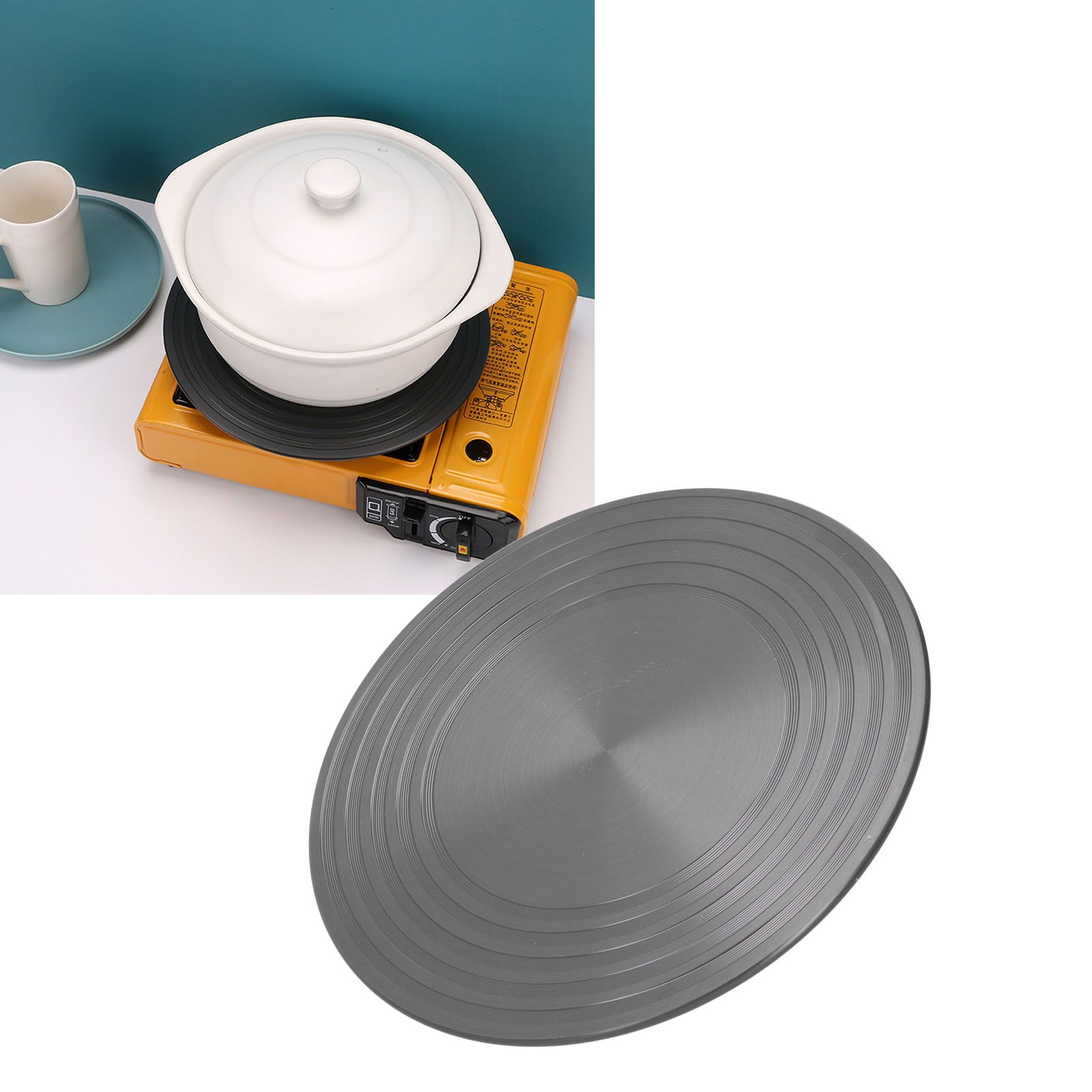 28CMx6MM Heat Diffuser Plate Gas Stove Heat Induction Plate Quick Defrosting view 11