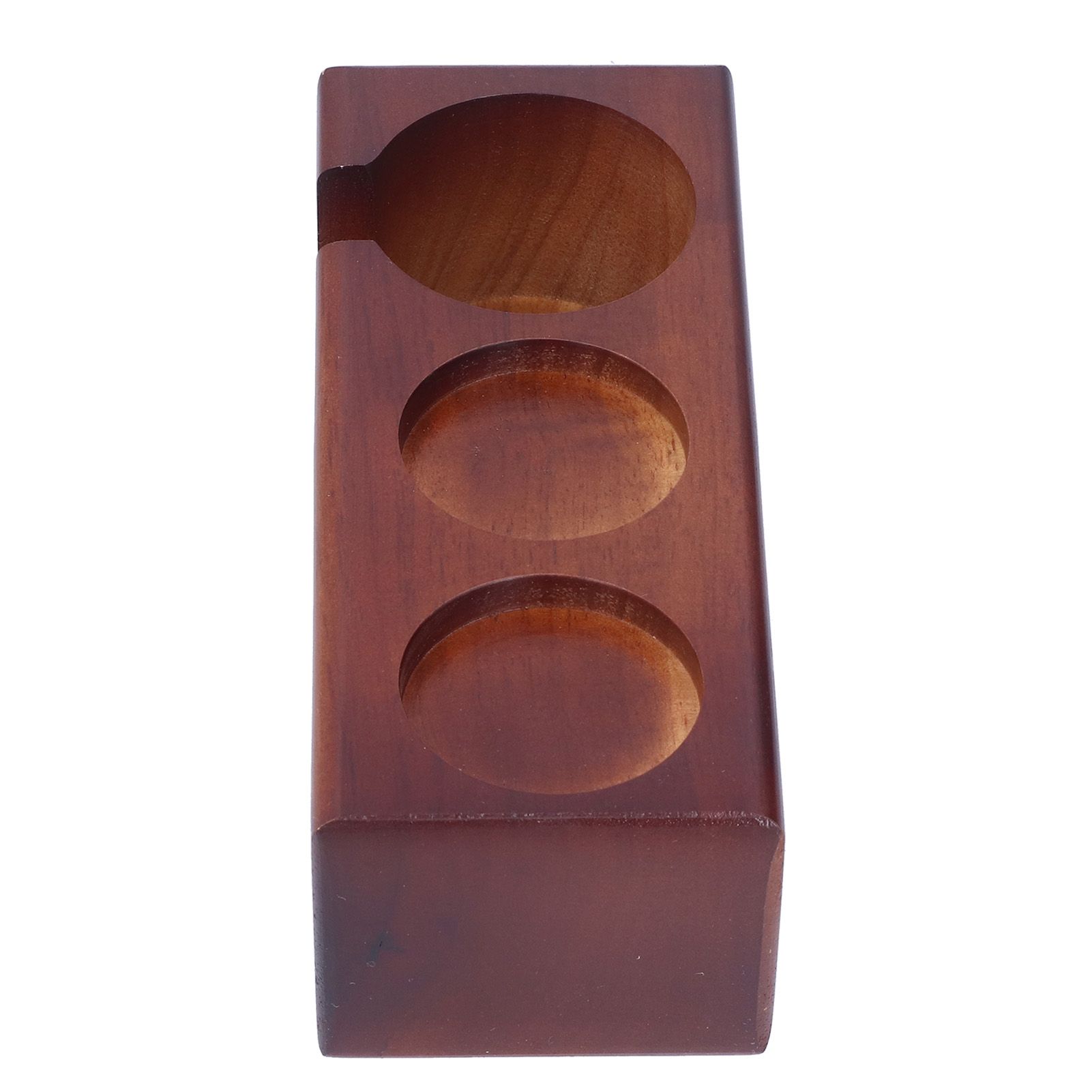 3‑Slots Wood Coffee Tamper Holder Portafilter Storage Stand Tamping Station view 10