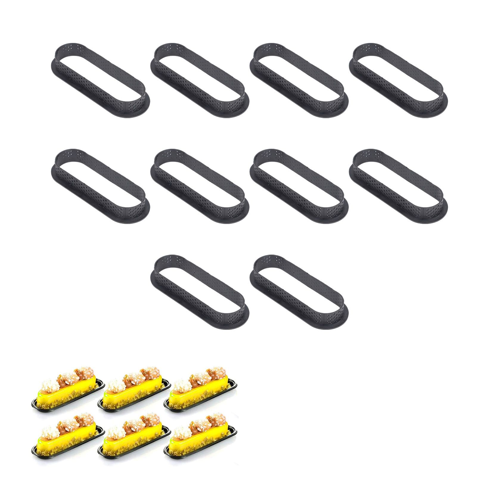 10Pcs Round Shaped Cake Ring DIY Plastic Mousse Circle Baking Tool for Home view 11