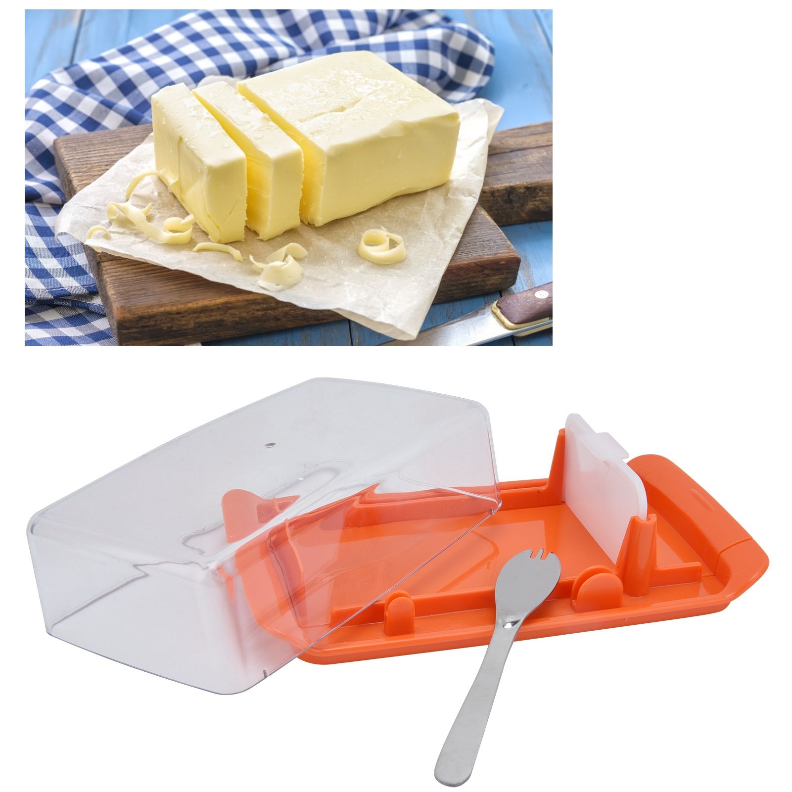 Rectangular Butter Cutting Box Multipurpose FreshnessKeeping Storage Box for view 11