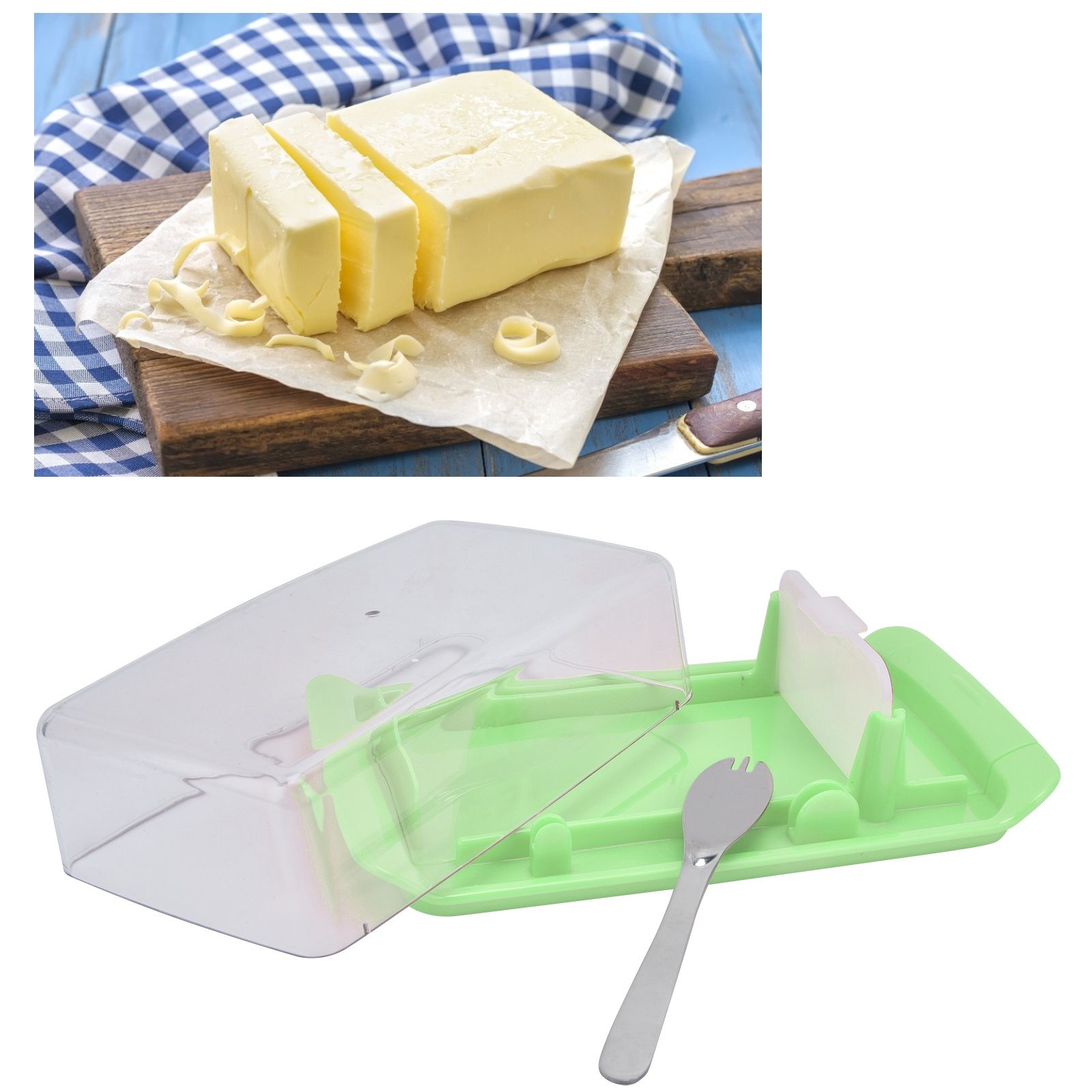 Rectangular Butter Cutting Box Multipurpose FreshnessKeeping Storage Box for view 11