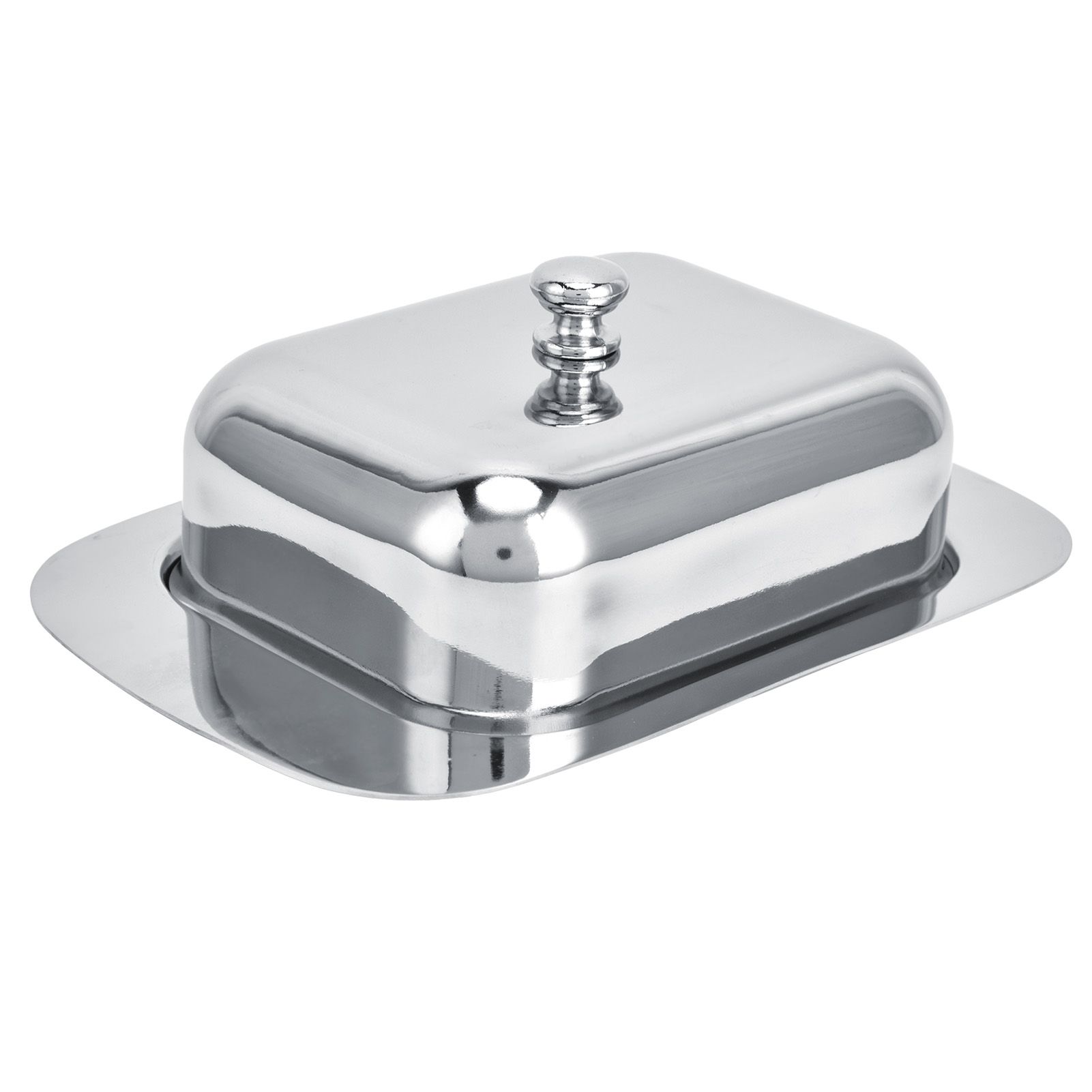 Bright Butter Box with Lid Stainless Steel Cheese Box for Bread Food Pastry view 9