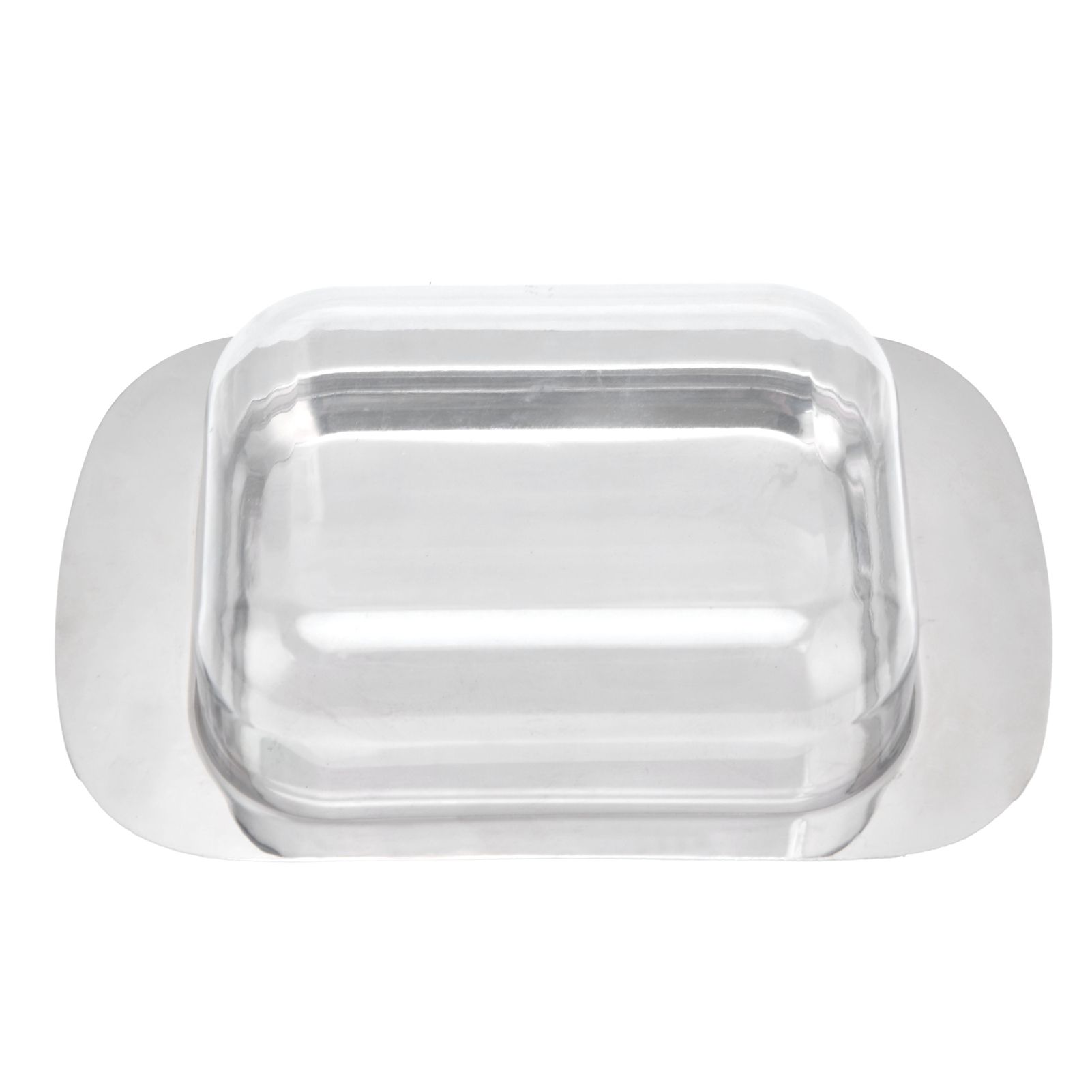 Quadrate Stainless Steel Butter Container Dish Cheese Keeper with Transparent view 7