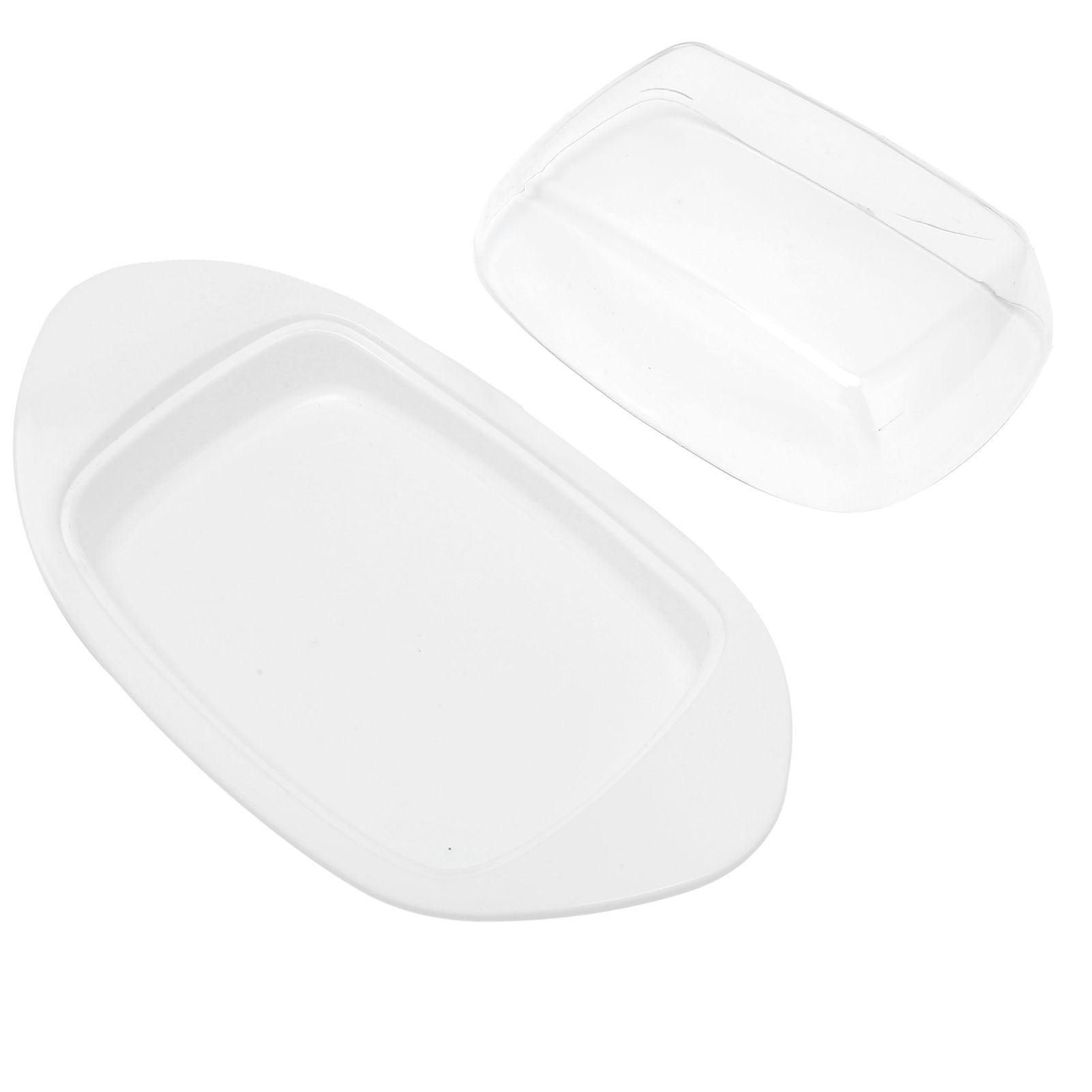 BoatShaped Butter Dish with Lid Food Grade PP Butter Cutting Box for Chess view 7