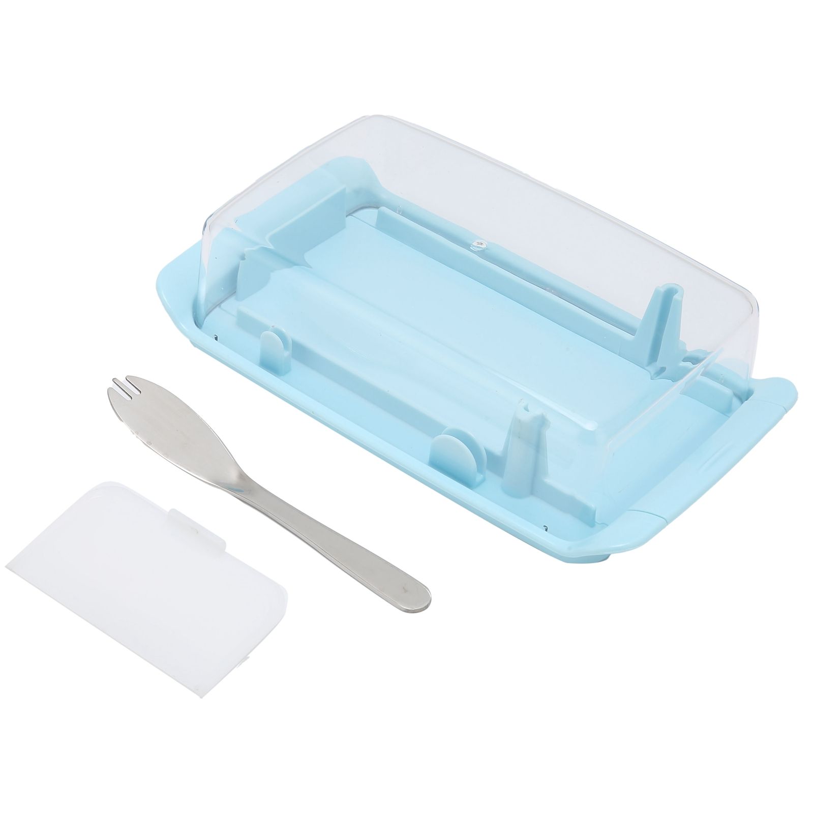 2 in 1 Rectangular Butter Cutting Box Concealed Cheese Storage Box for Home view 3