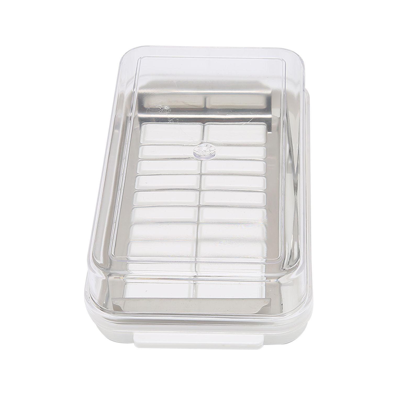 Stainless Steel Butter Cutter Box Cheese Storage Container with Transparent view 8