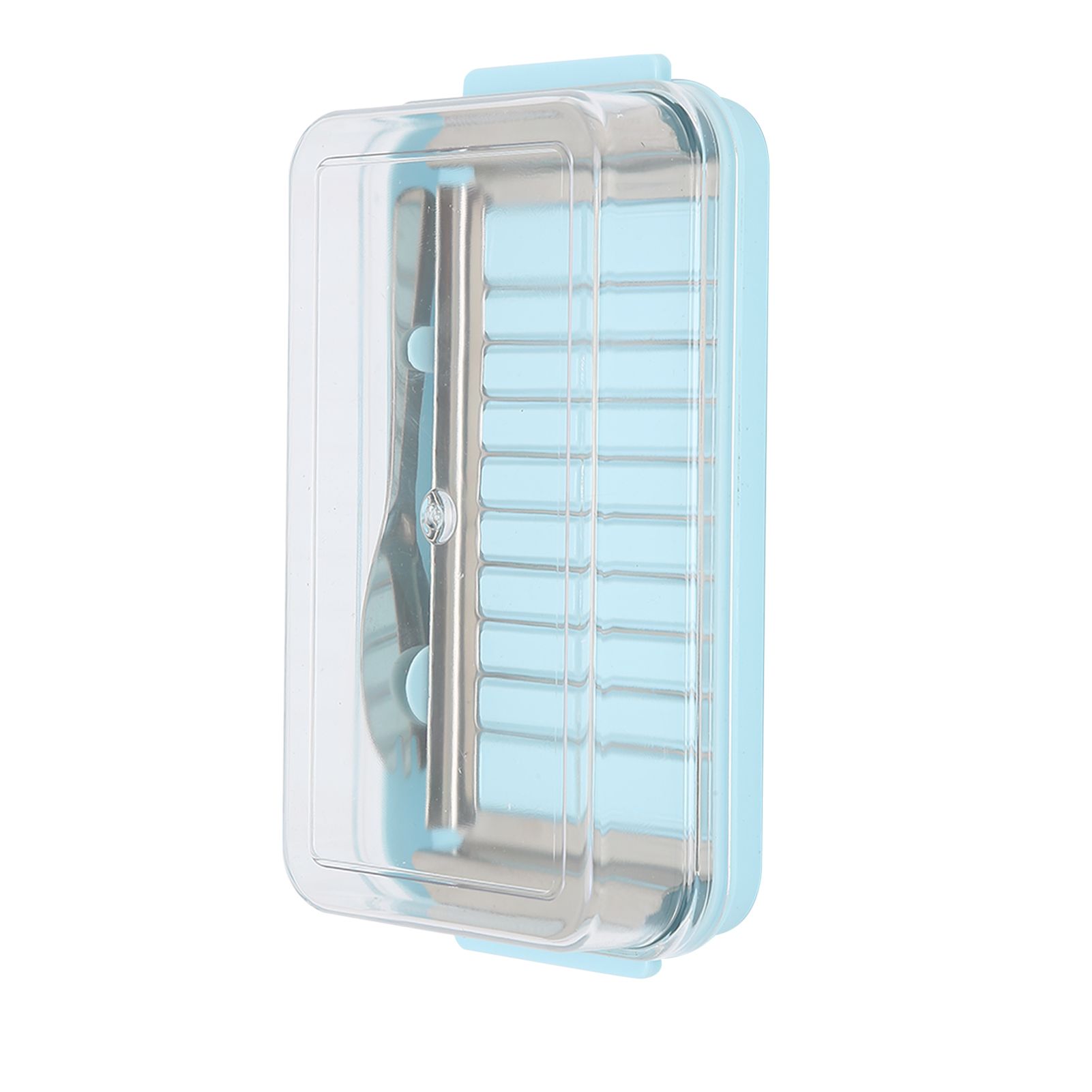 Stainless Steel Butter Cutter Box Cheese Storage Container with Transparent view 4