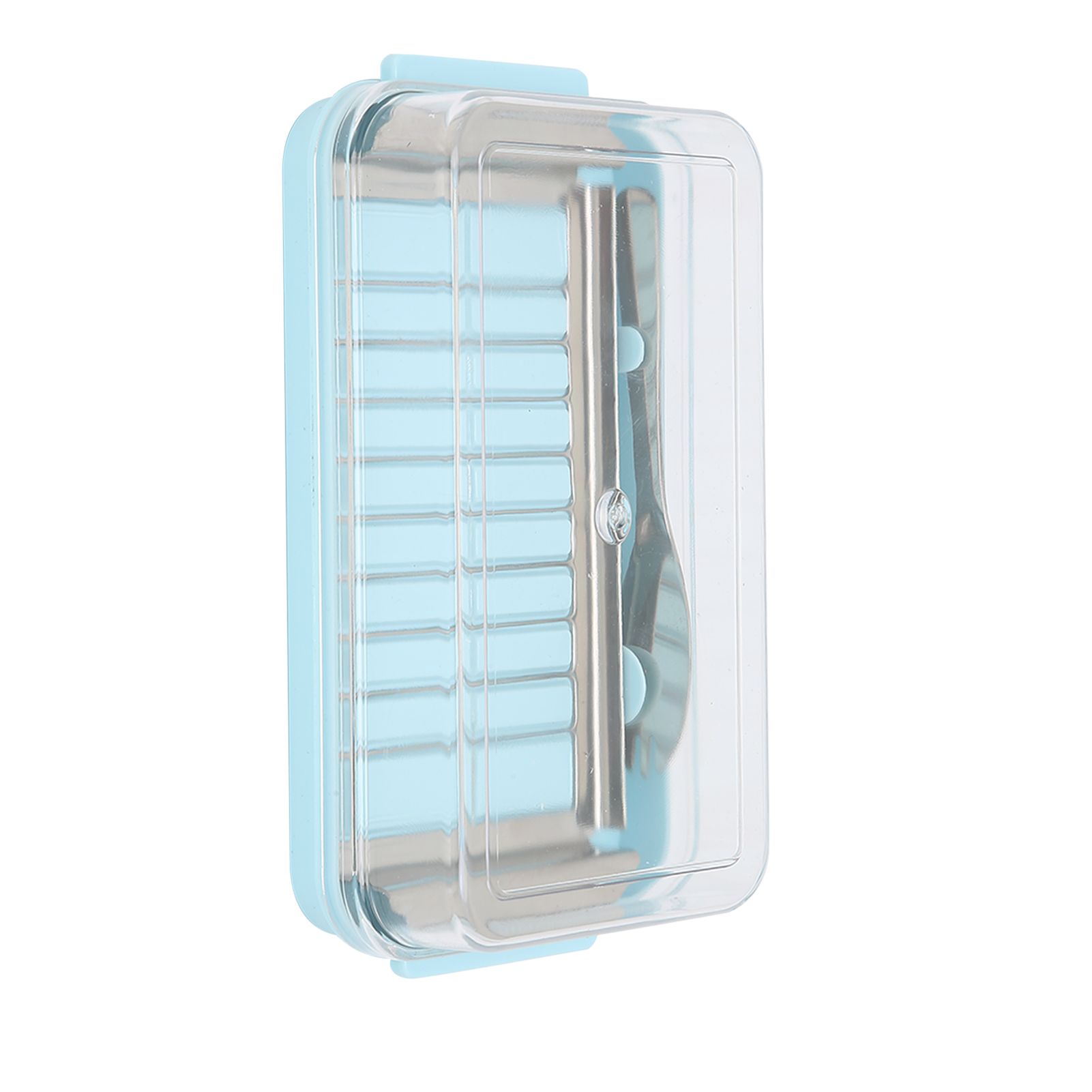 Stainless Steel Butter Cutter Box Cheese Storage Container with Transparent view 5