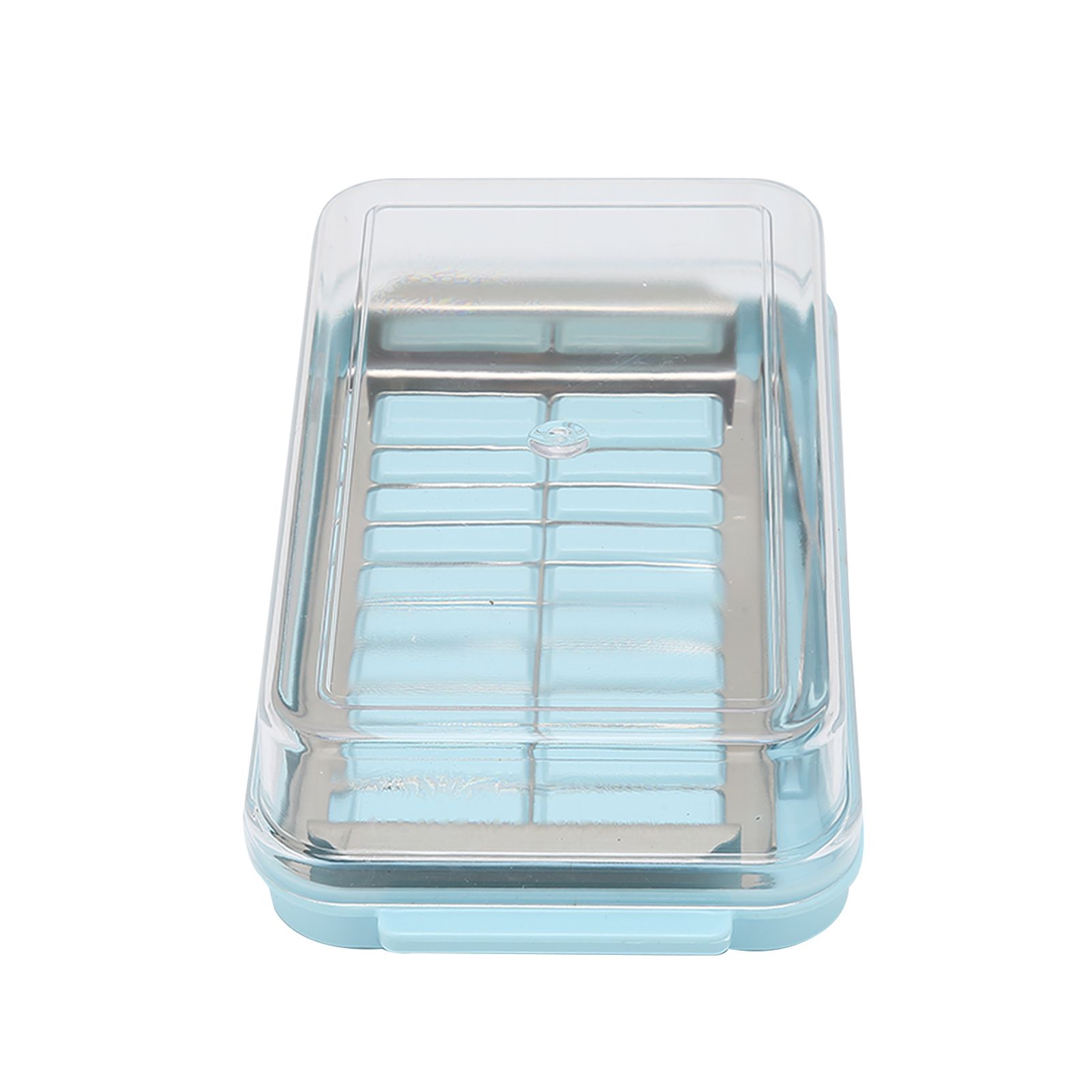 Stainless Steel Butter Cutter Box Cheese Storage Container with Transparent view 9
