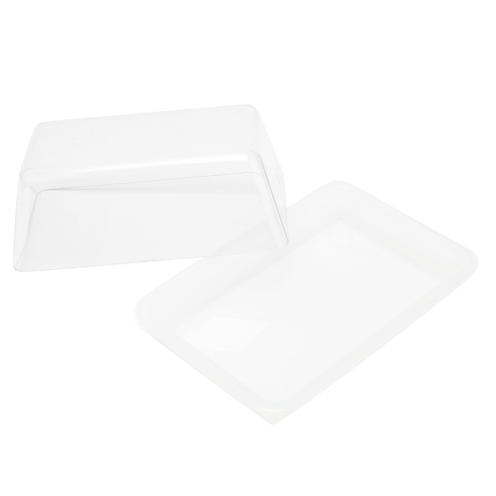 Quadrate Plastic Butter Storage Box Butter Cutter Cheese Container with view 10