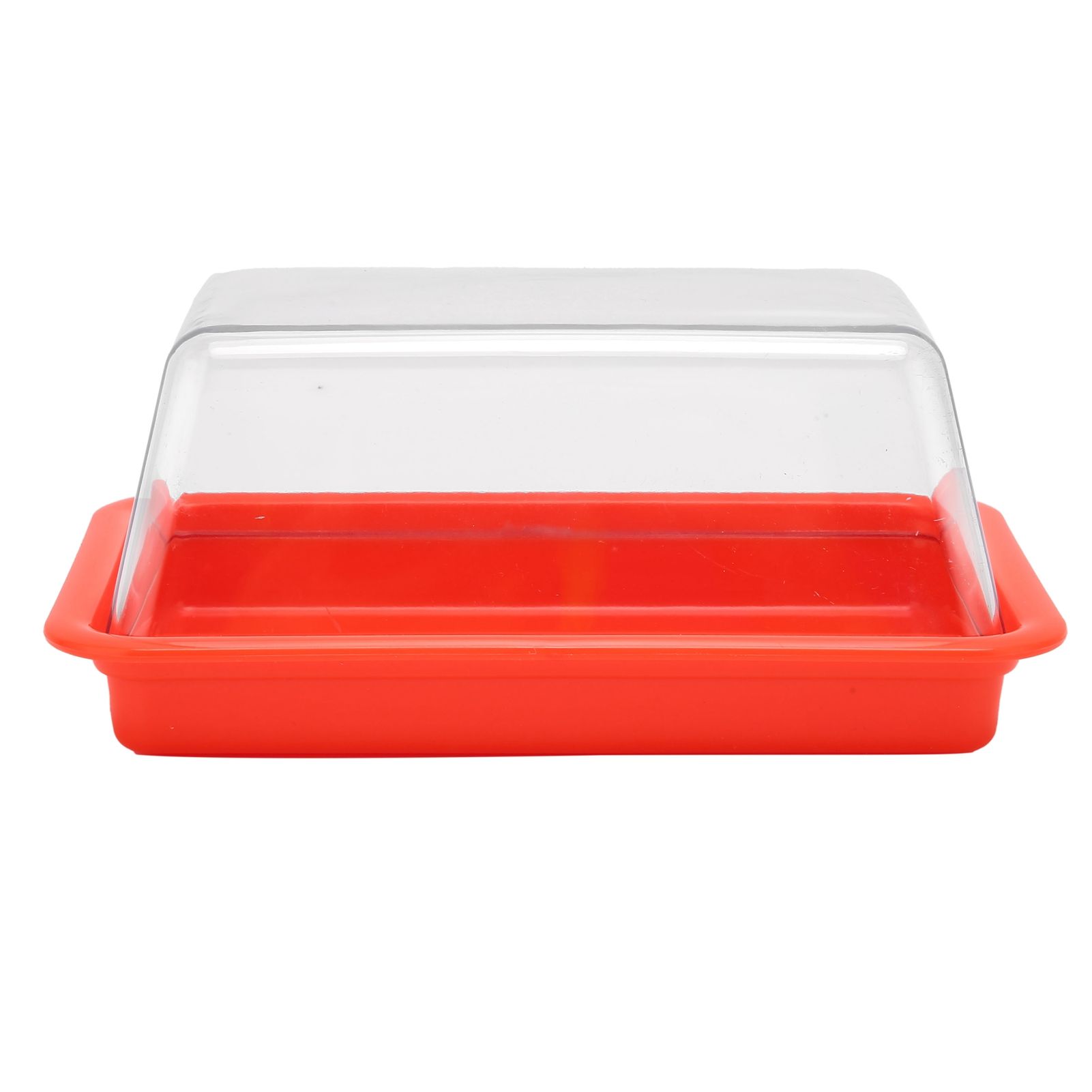 Quadrate Plastic Butter Storage Box Butter Cutter Cheese Container with — image 1