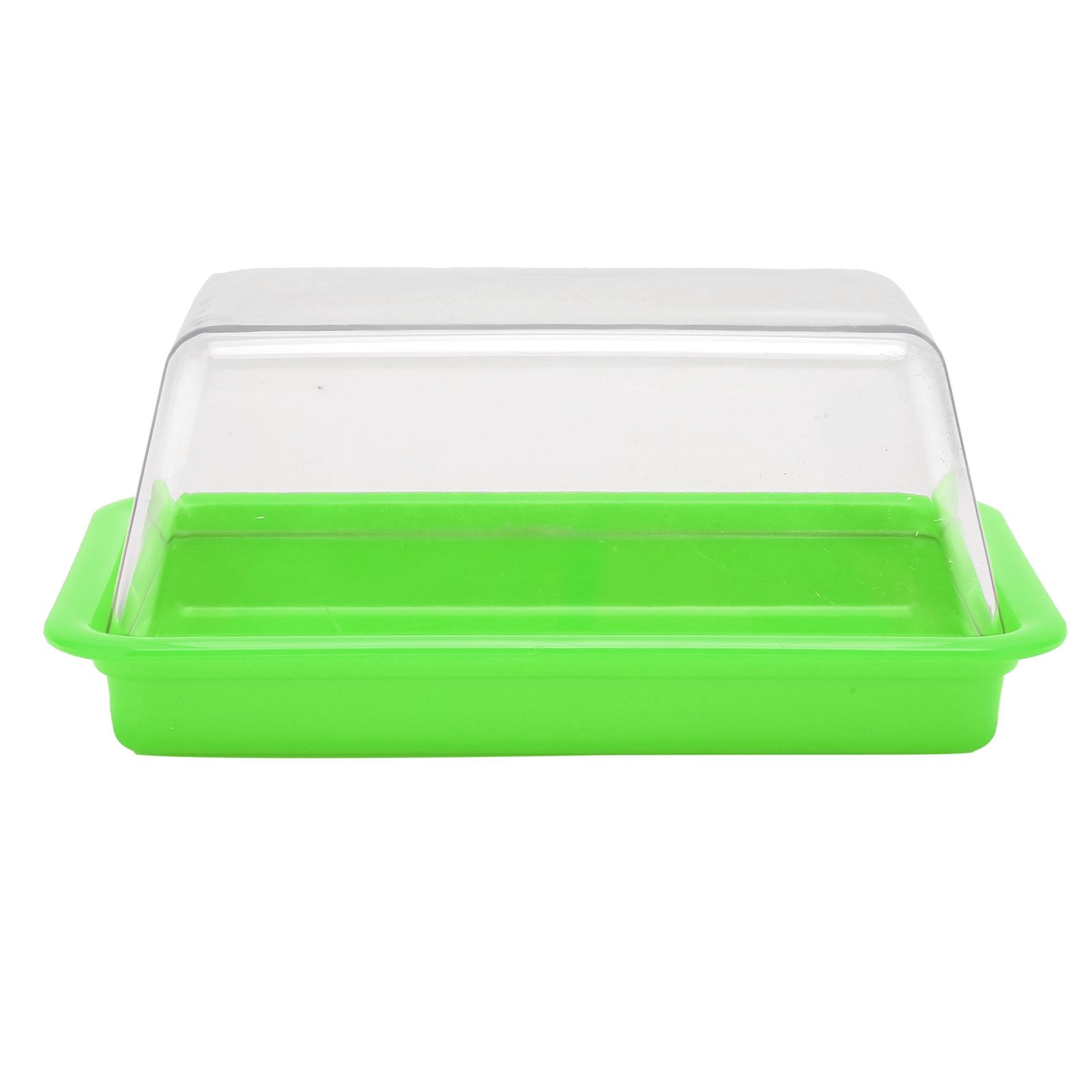 Quadrate Plastic Butter Storage Box Butter Cutter Cheese Container with — image 1