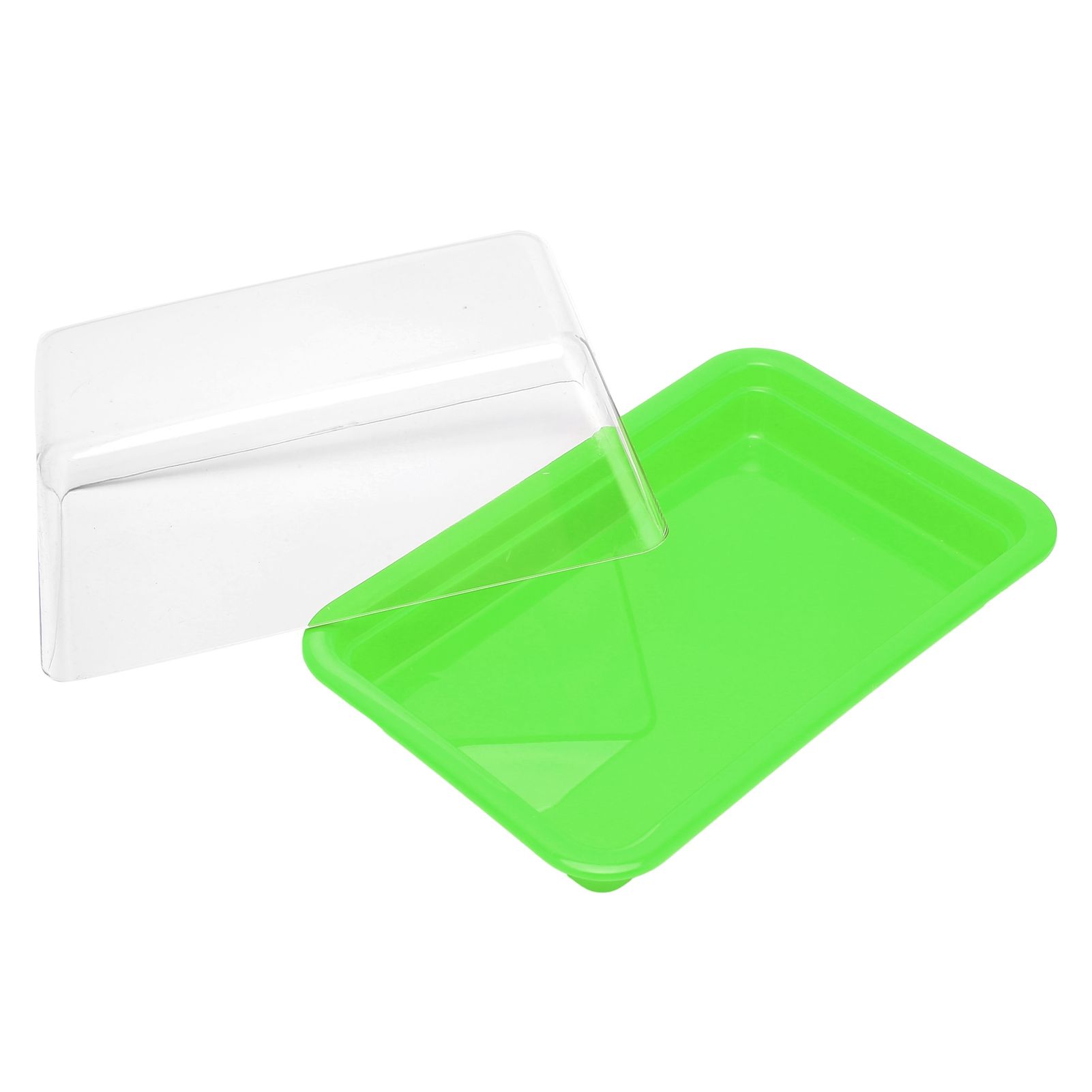 Quadrate Plastic Butter Storage Box Butter Cutter Cheese Container with view 10
