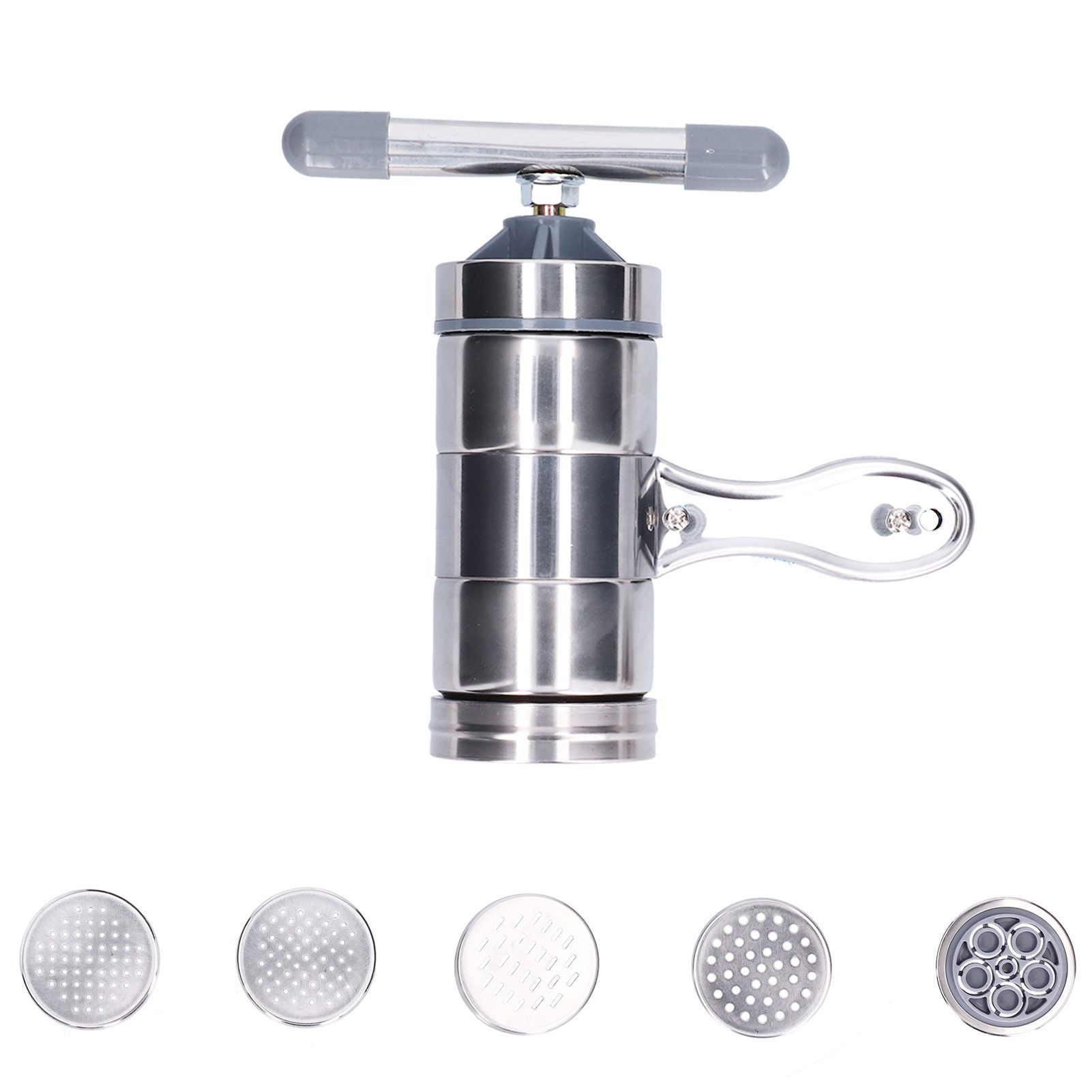 Household Noodle Press Machine with 5 Noodle Mould Small Hand Crank Noodle view 2