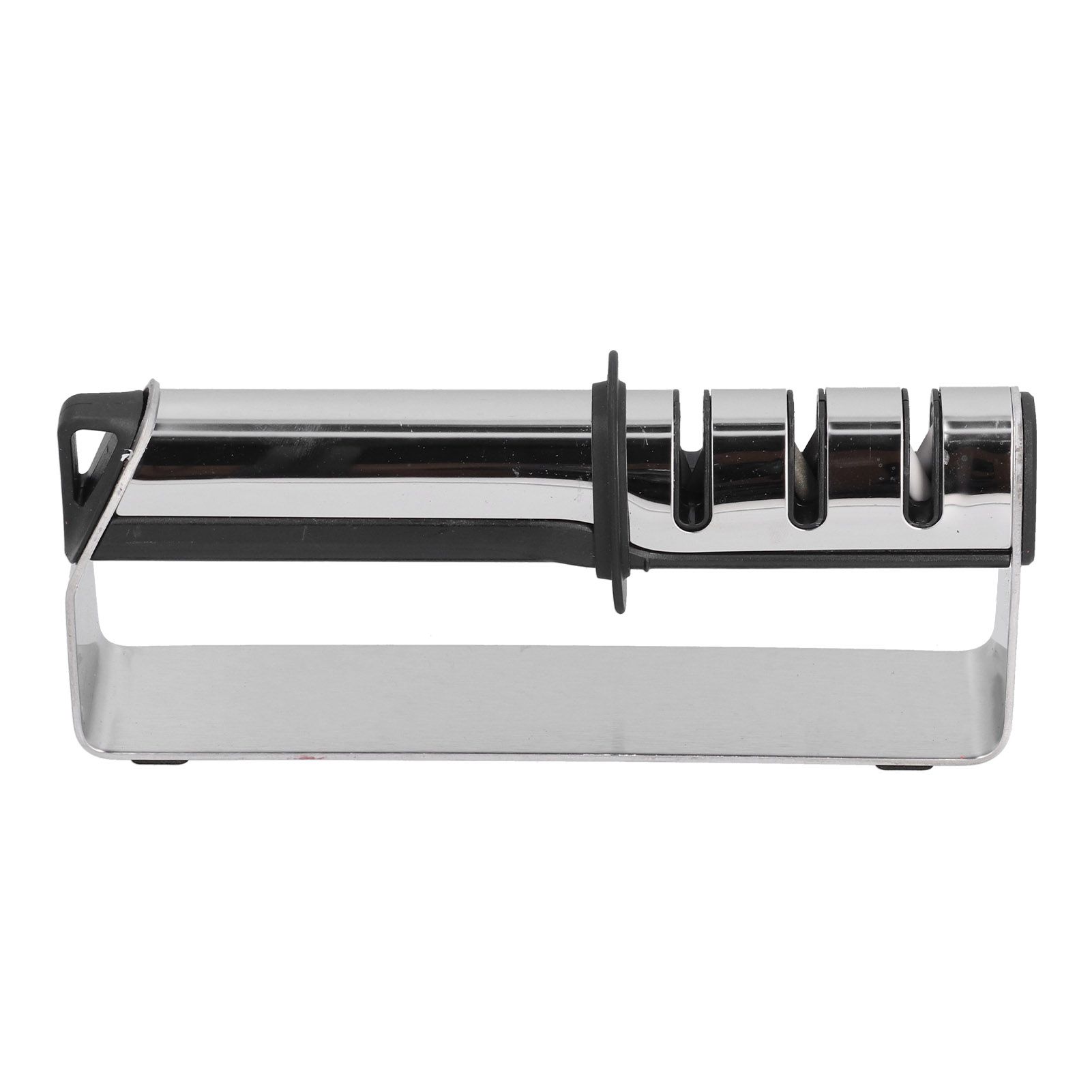 3 Stages Household Knife Sharpener Stainless Steel Manual Knife Grinder view 2