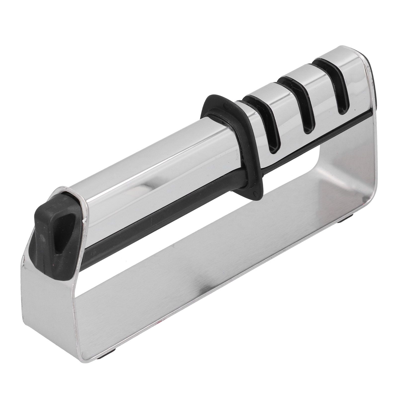 3 Stages Household Knife Sharpener Stainless Steel Manual Knife Grinder view 4