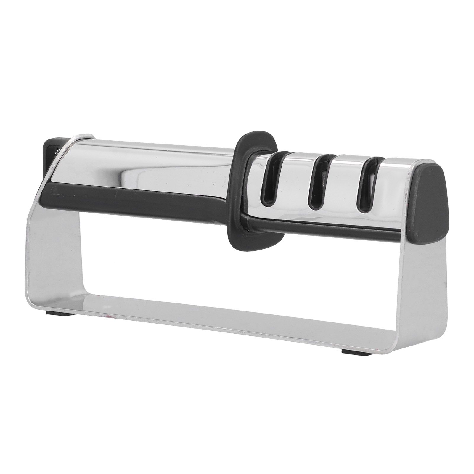 3 Stages Household Knife Sharpener Stainless Steel Manual Knife Grinder view 6