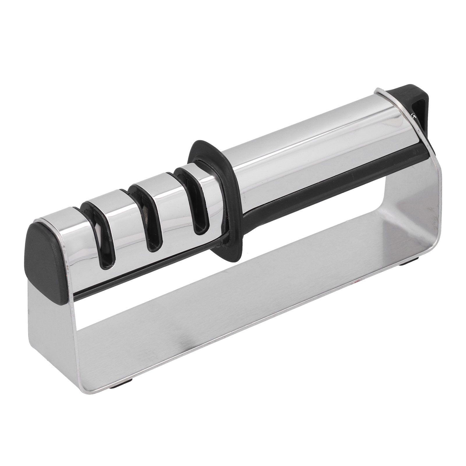 3 Stages Household Knife Sharpener Stainless Steel Manual Knife Grinder view 7