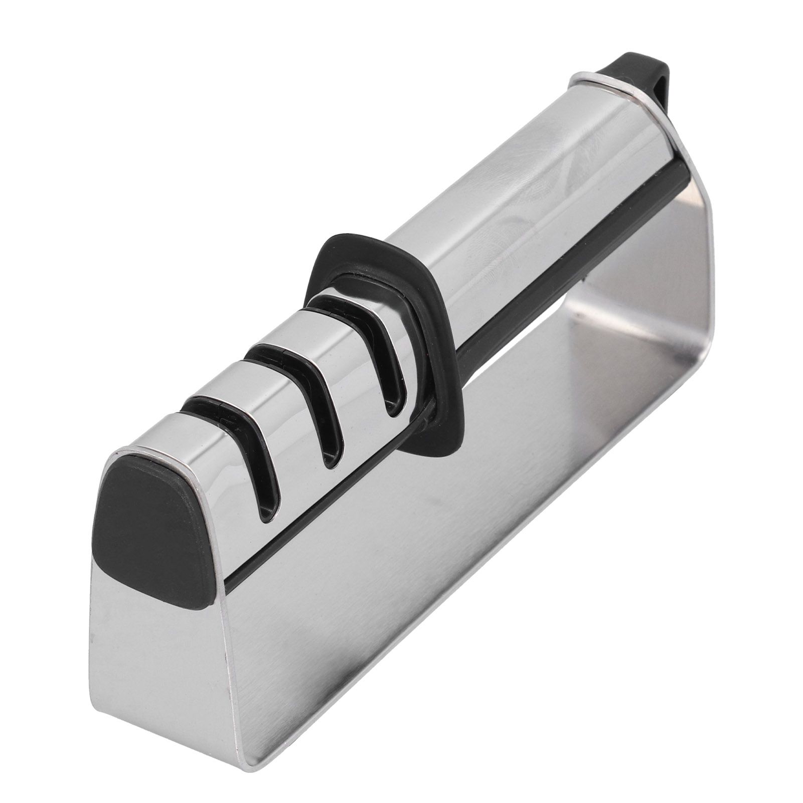 3 Stages Household Knife Sharpener Stainless Steel Manual Knife Grinder view 9