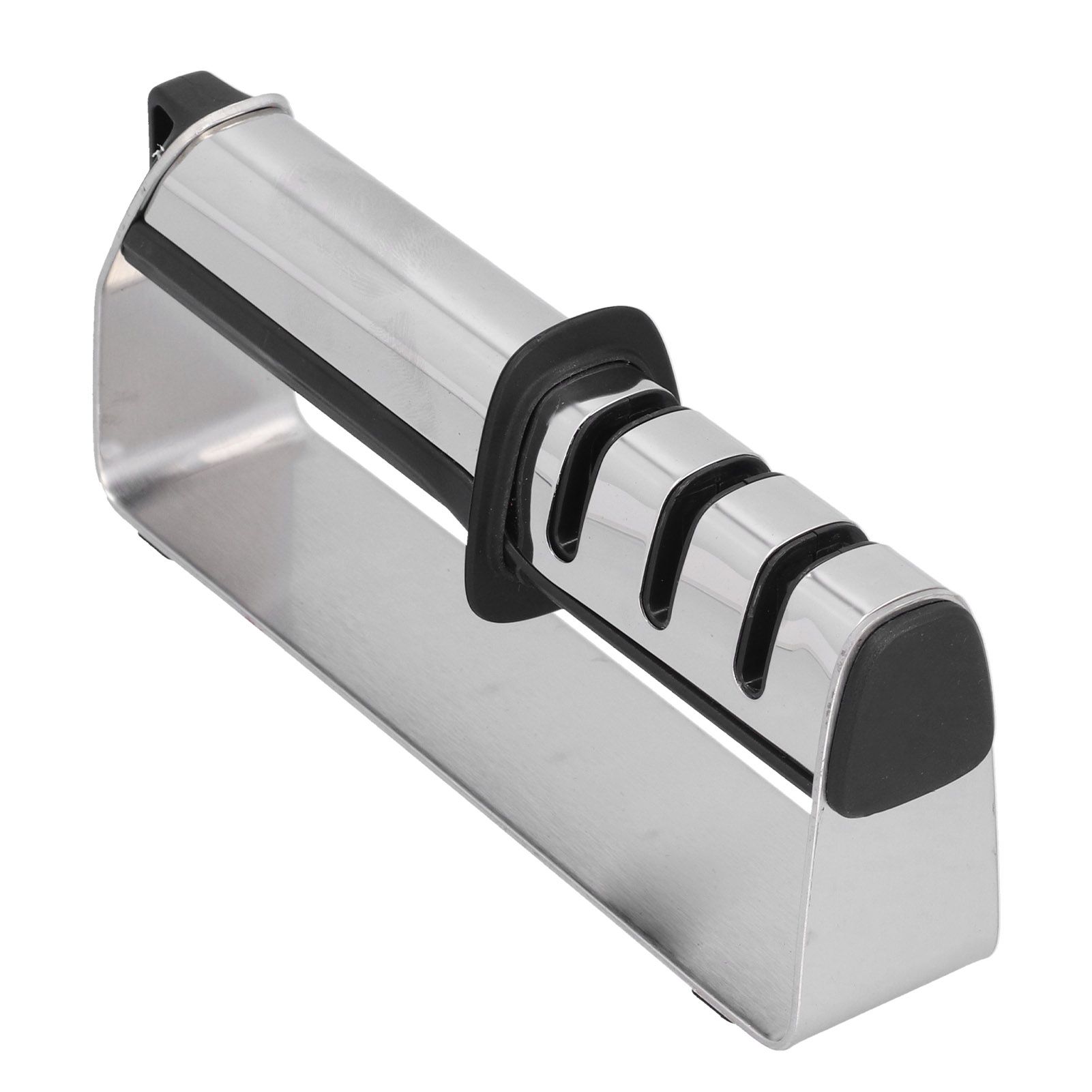 3 Stages Household Knife Sharpener Stainless Steel Manual Knife Grinder view 10