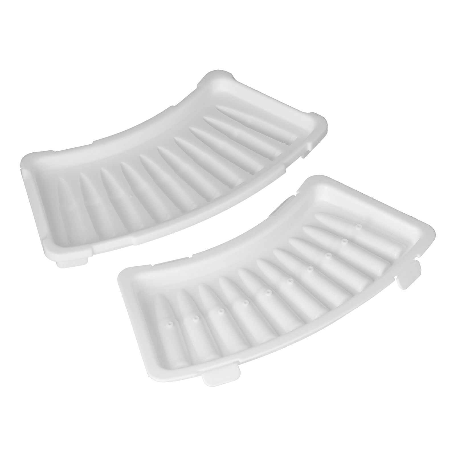 2Pcs Innovative Shaped Ice Tray with Lid White Multifunctional Ice Maker Mold view 7