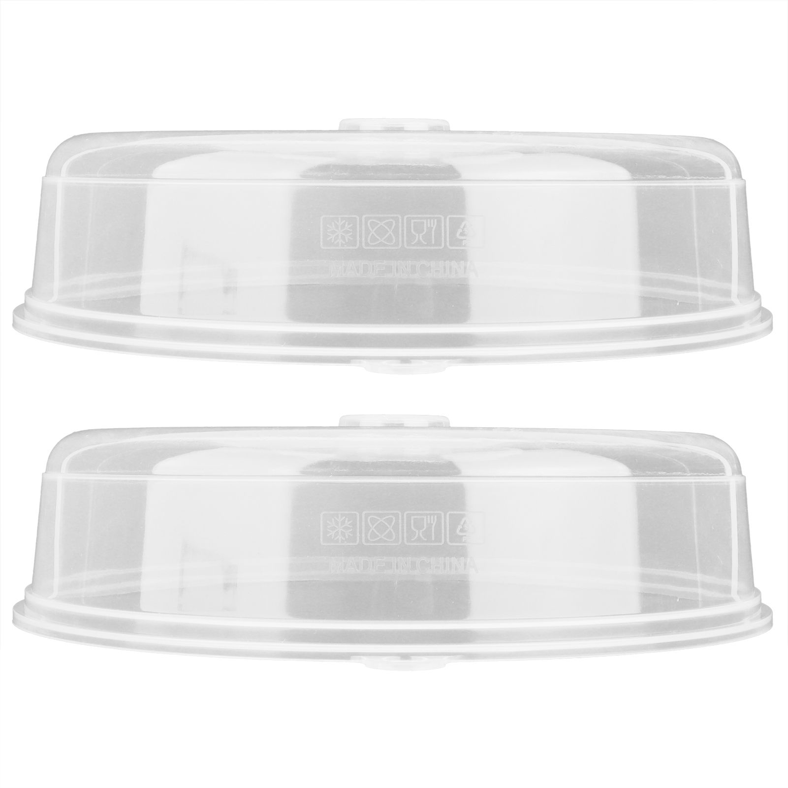 2pcs Microwave Cover PP Reusable Safe Harmless Food Guard Lid for Heat view 8