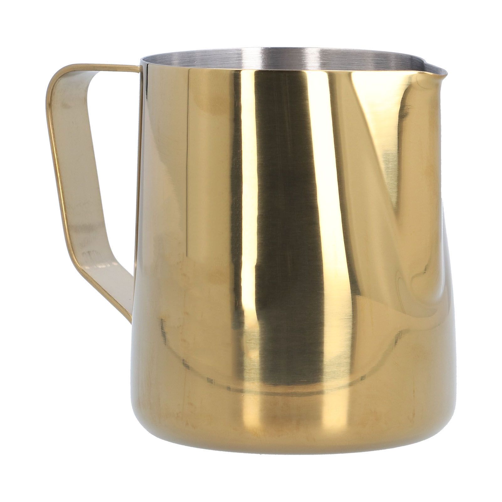 304 Stainless Steel Milk Frothing Pitcher with Inner Scale Pointed Mouth view 6