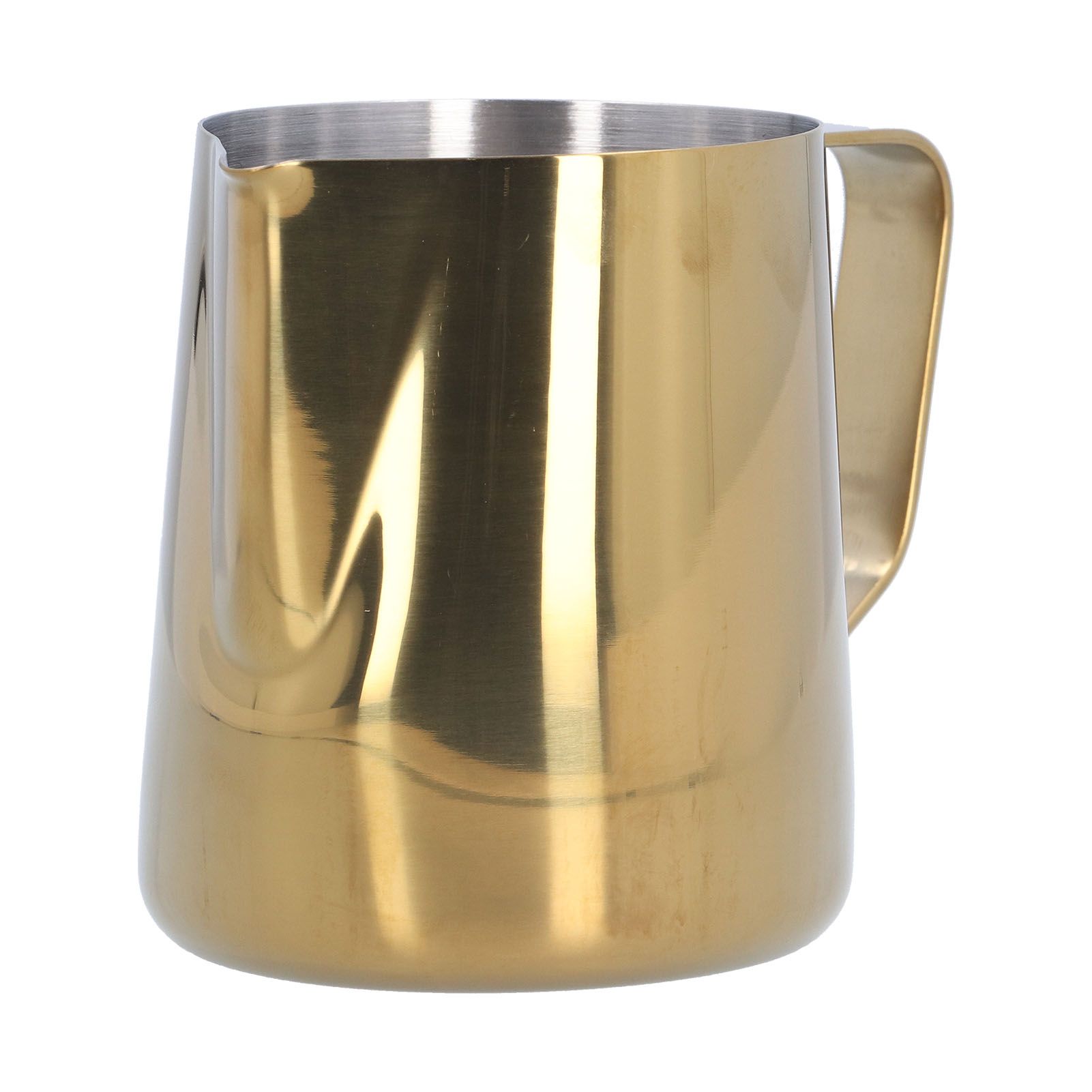 304 Stainless Steel Milk Frothing Pitcher with Inner Scale Pointed Mouth view 7