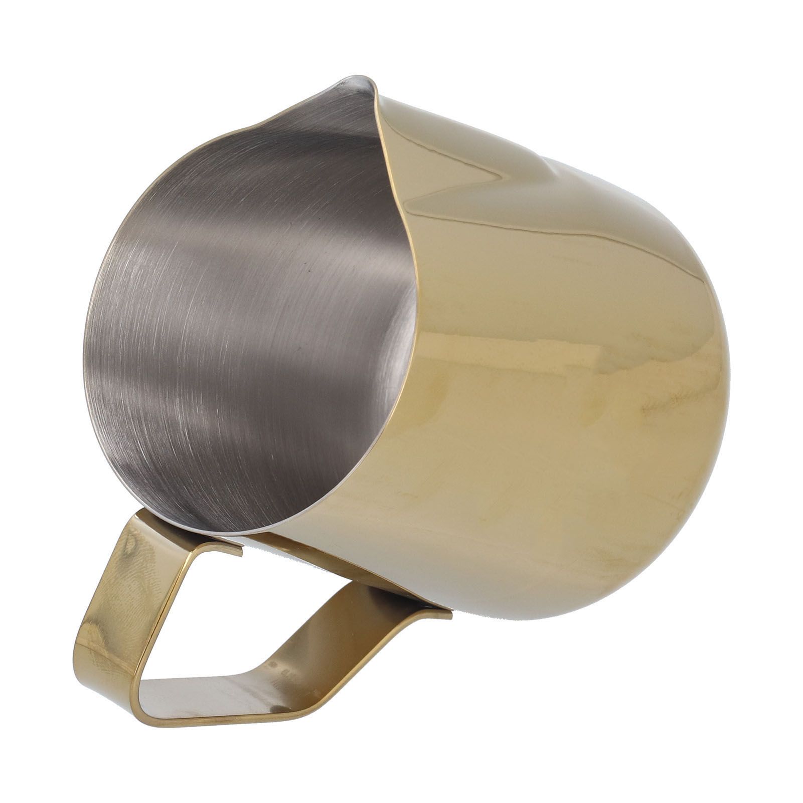 304 Stainless Steel Milk Frothing Pitcher with Inner Scale Pointed Mouth view 10