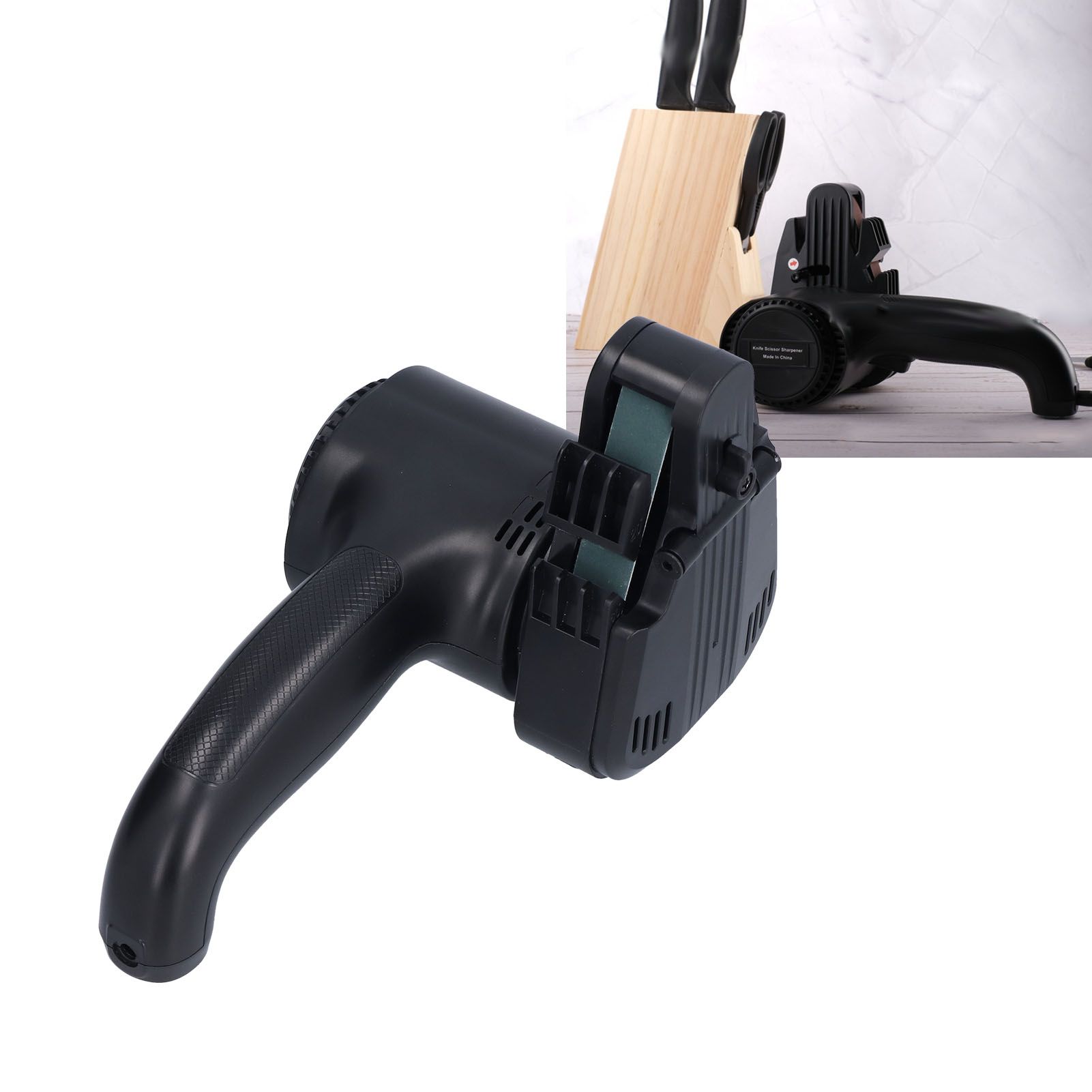 Electric Cutter Sharpener Handheld Knife Scissors Sharpening Machine for Home view 11